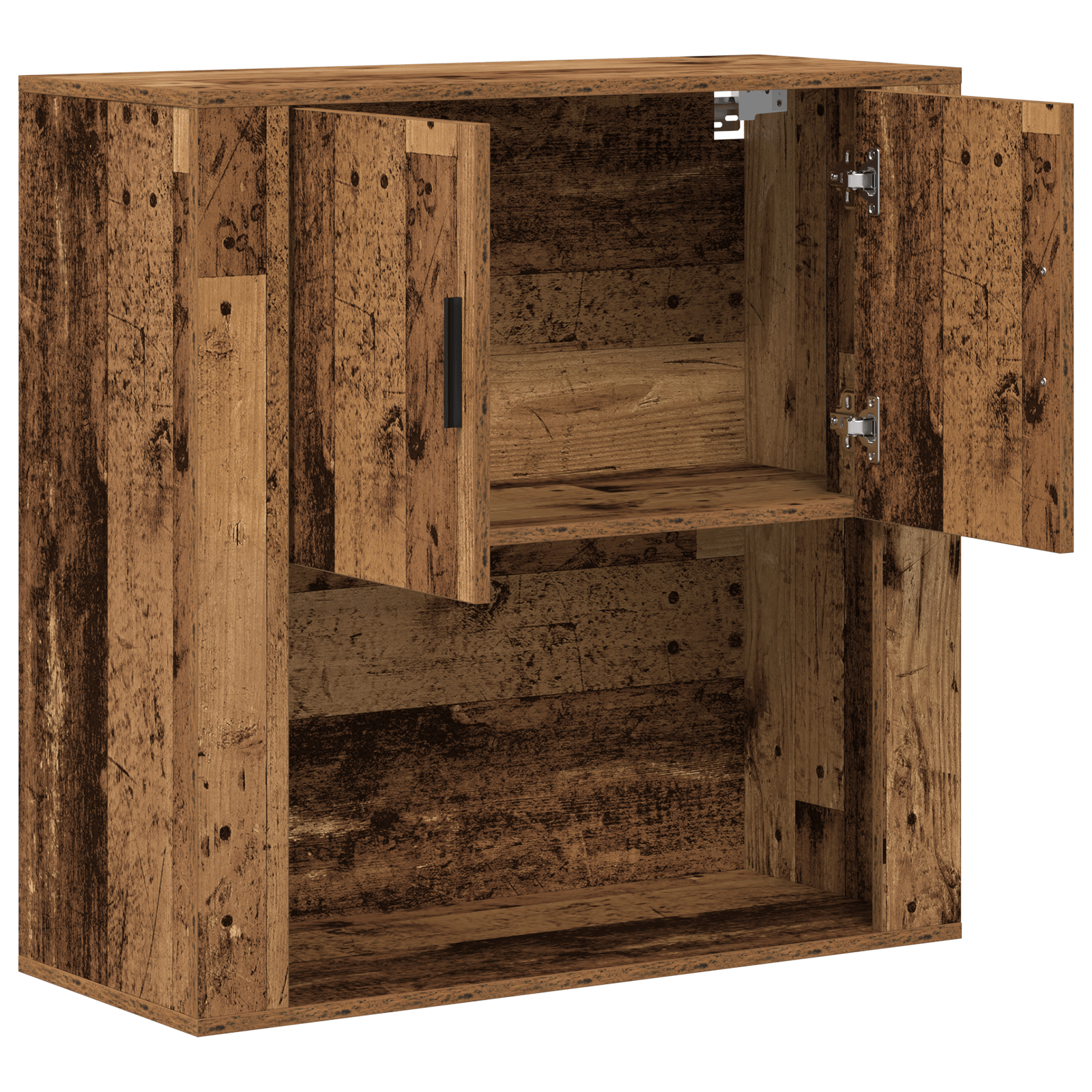 Dulap de perete, lemn vechi, 80x33x80 cm, lemn prelucrat — imaginea 5