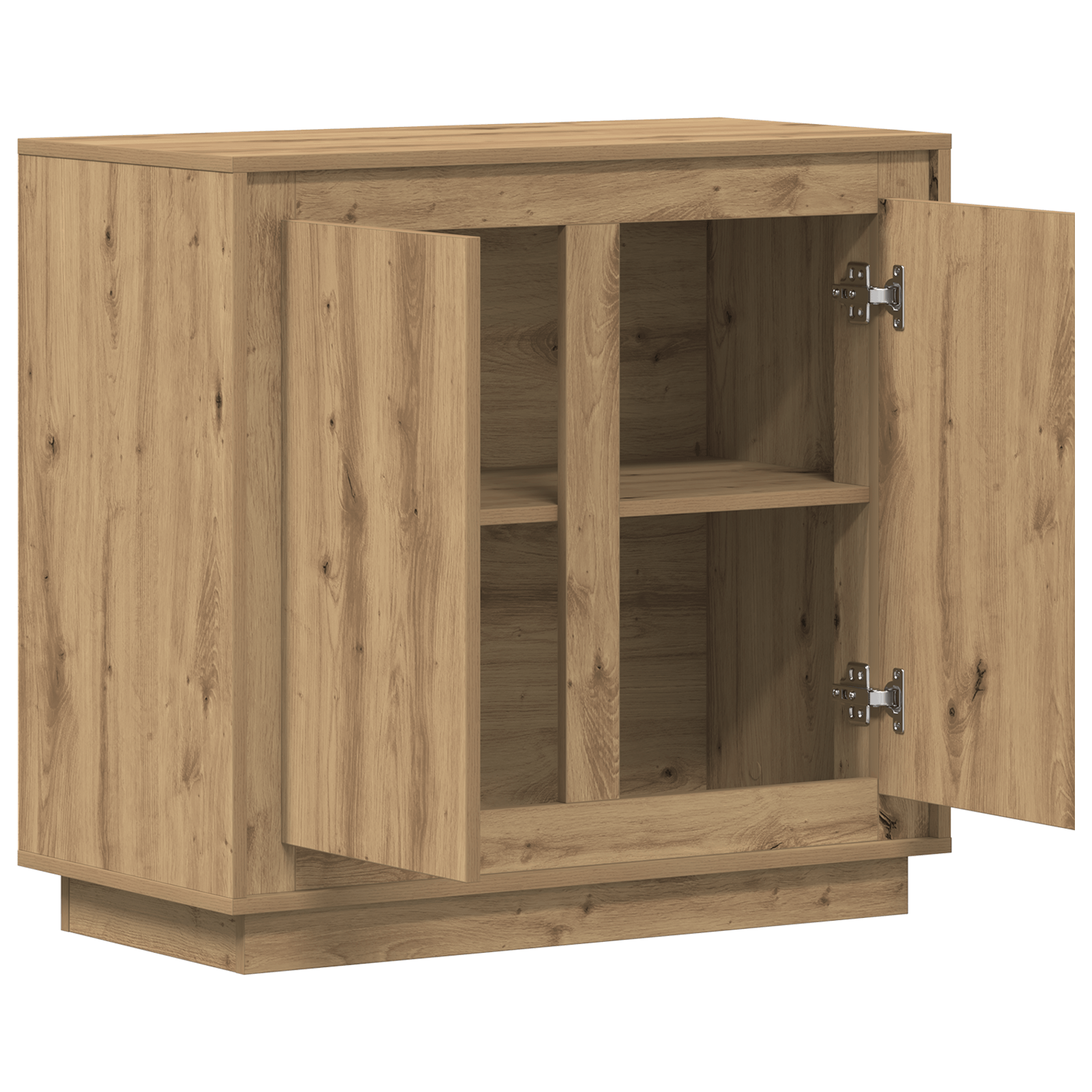 Dulap, stejar artizanal, 80x34x75 cm, lemn prelucrat — imaginea 5