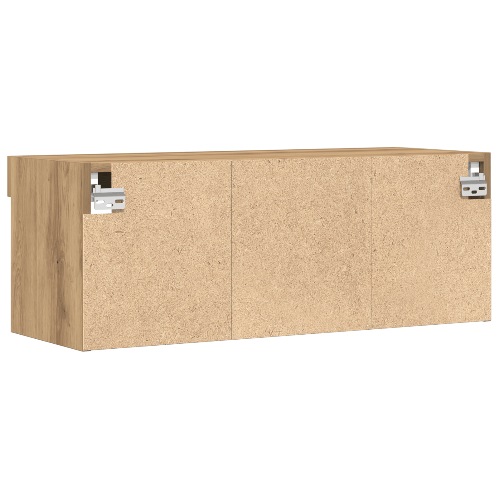 Dulap TV de perete cu LED, stejar artizanal, 80x30x30 cm — imaginea 9