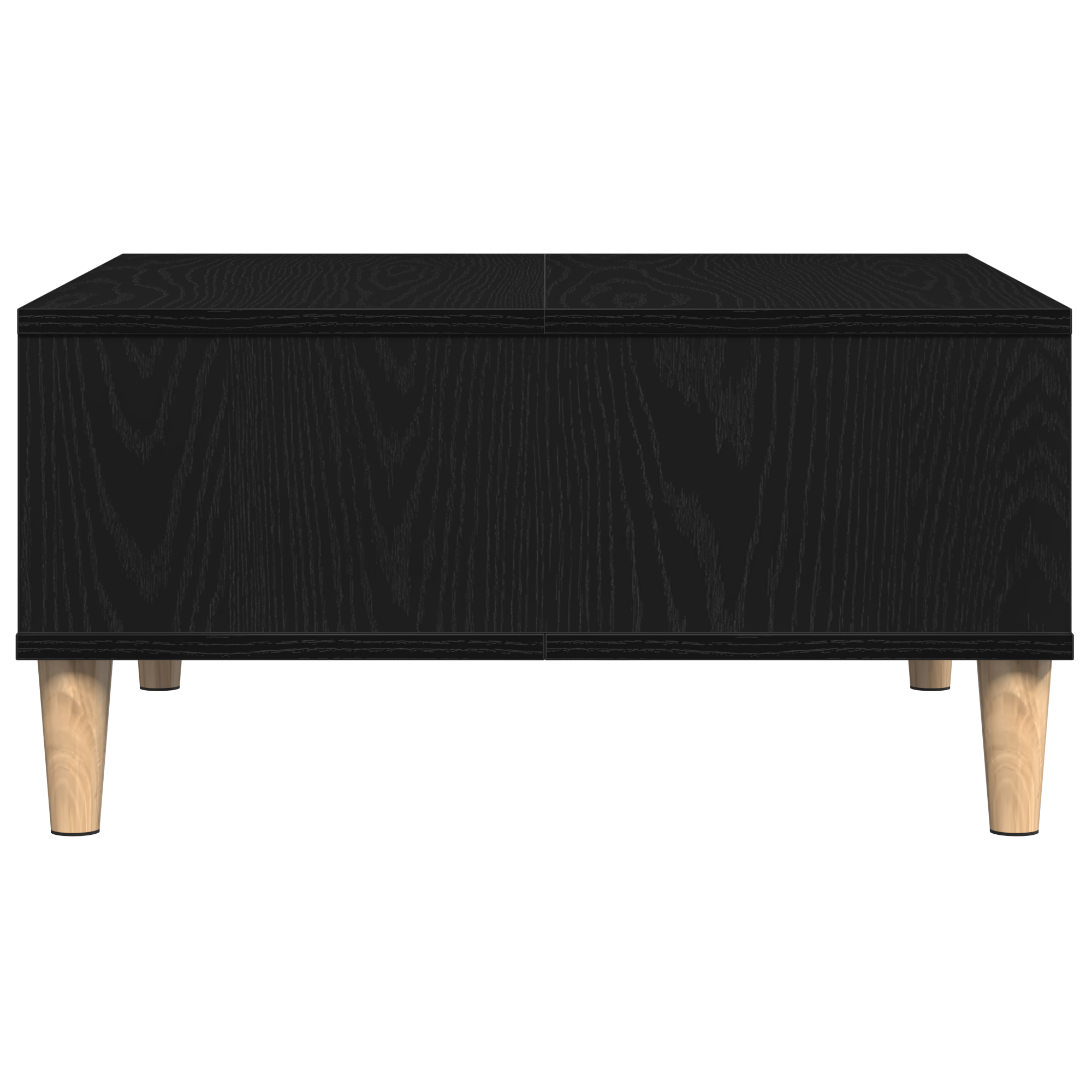 Masa de cafea Negru Stejar 60x60x30 cm Tehnologie din Lemn — imaginea 7