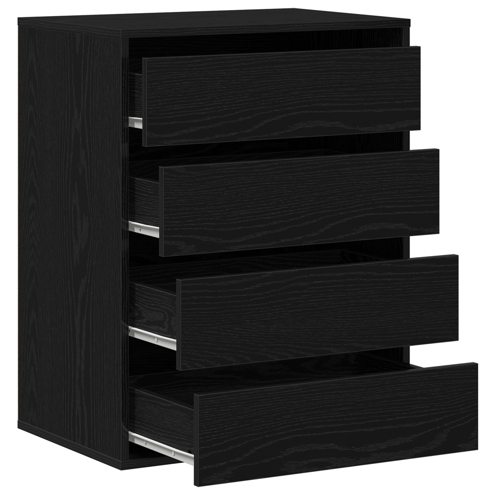 Comoda cu sertare, stejar negru, 60x41x76 cm, lemn prelucrat — imaginea 5