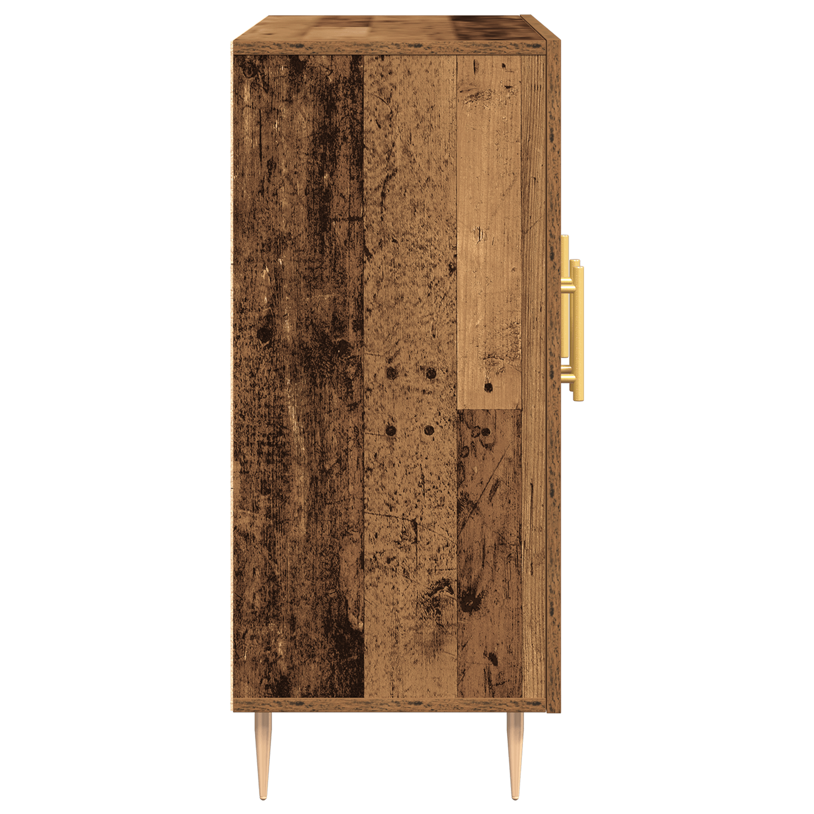 Sideboard din lemn vechi, 90x34x80 cm, din lemn masiv recuperat — imaginea 7