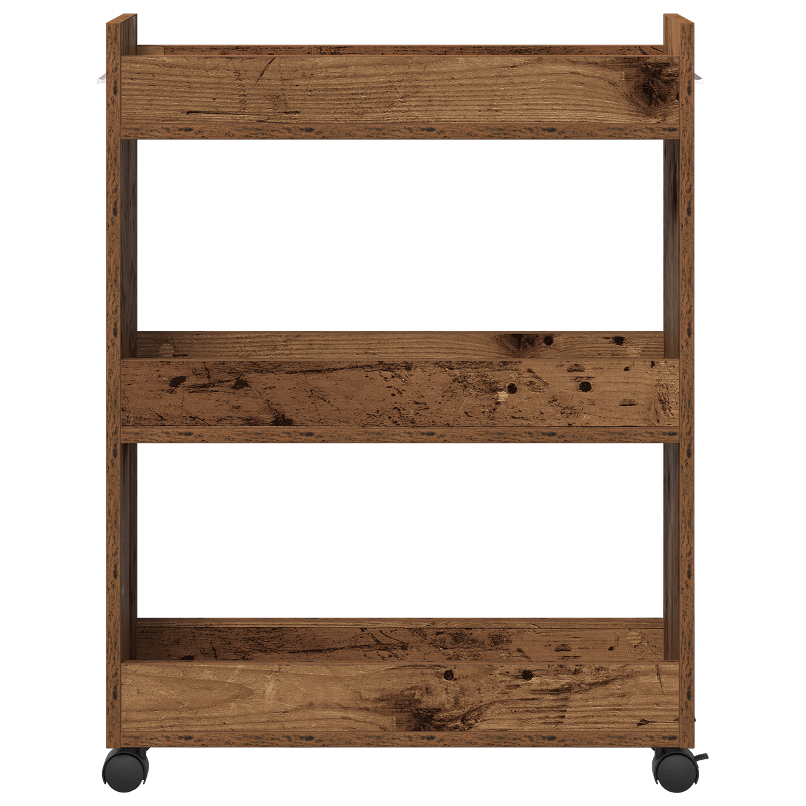 Dulap cu roti, lemn vechi, 60x22x79 cm, lemn prelucrat — imaginea 6