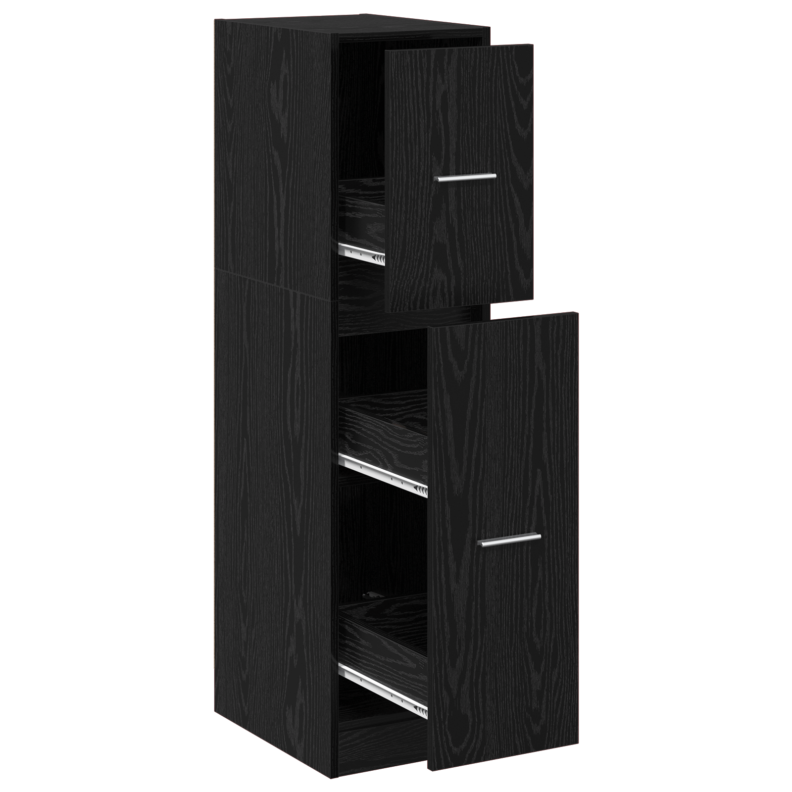 Dulap apoteca Stejar negru 30x41x118 cm Lemn prelucrat — imaginea 2
