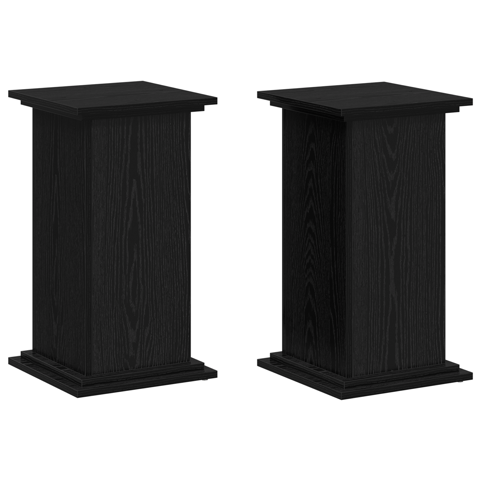 Suport pentru plante Stejar Negru 33x33x60 cm Lemn Stratificat — imaginea 2