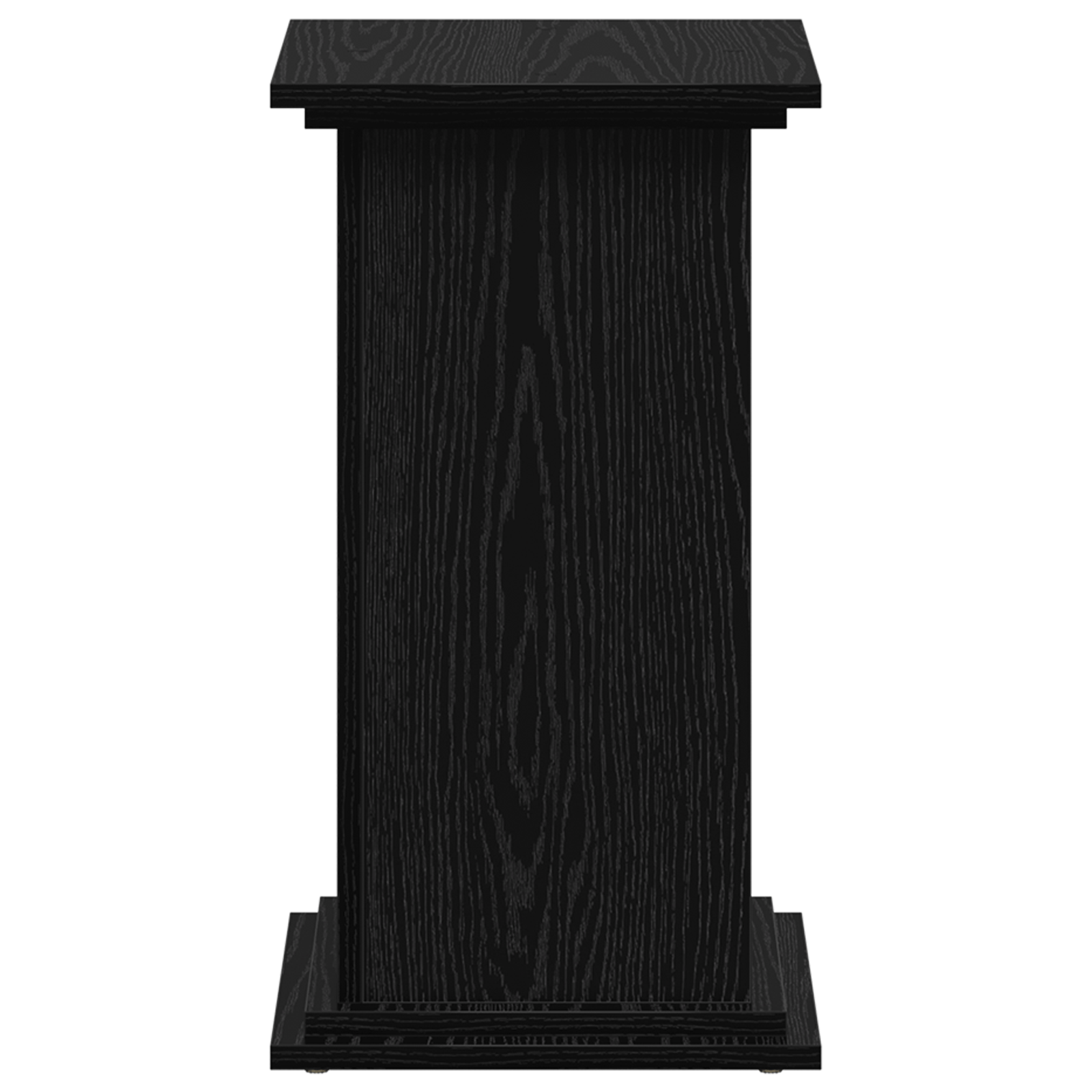 Suport pentru plante Stejar Negru 33x33x60 cm Lemn Stratificat — imaginea 6