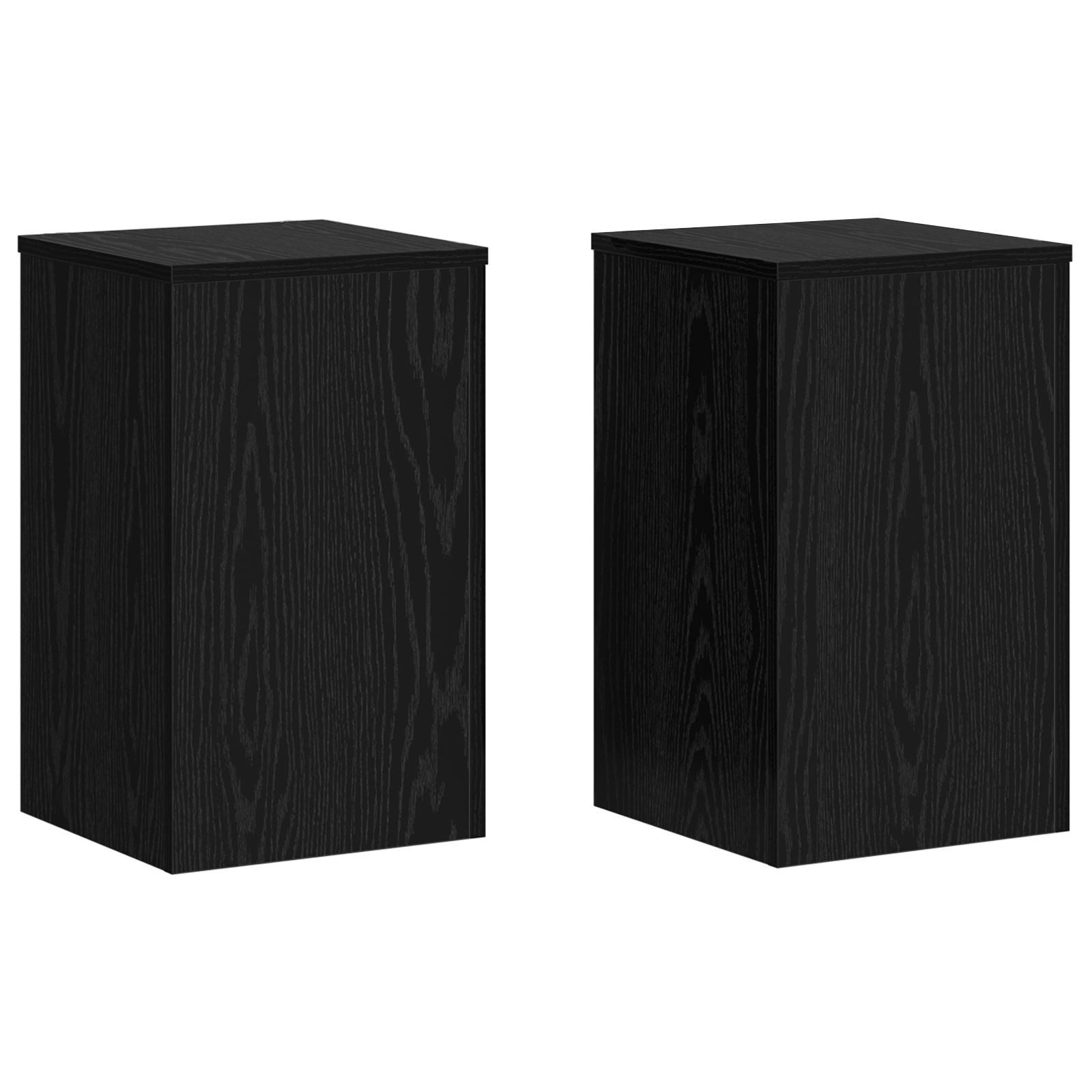 Suporturi pentru plante 2 buc stejar negru 30x30x50 cm Lemn laminat — imaginea 2