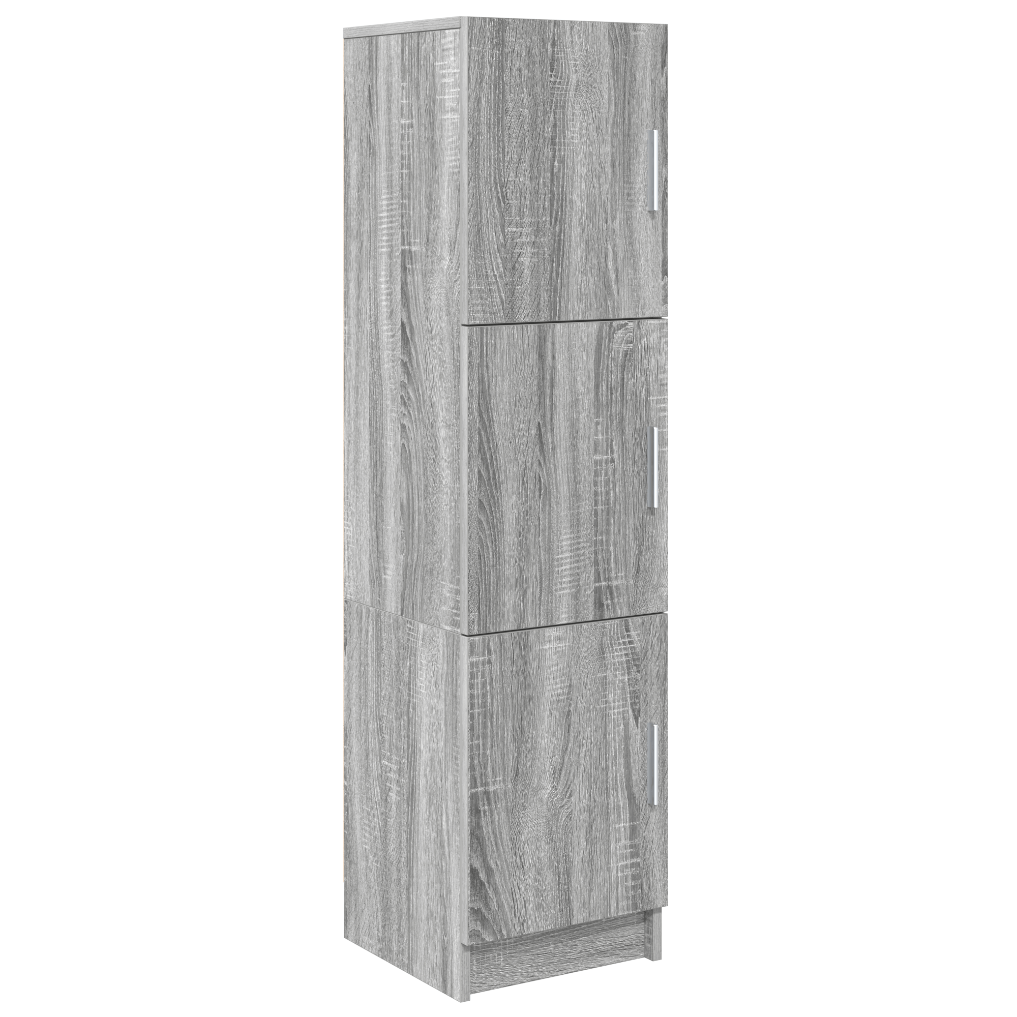 Comoda gri Gri sonoma Lemn prelucrat Standard Comoda gri — imaginea 2