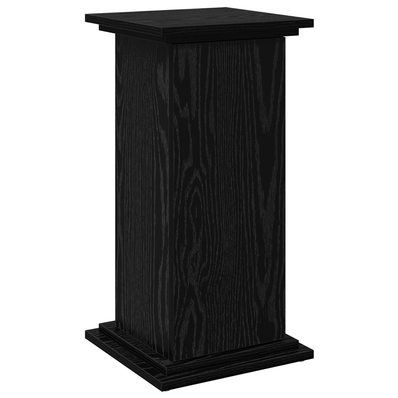 Suport de Expunere cu Spatiu de Depozitare Stejar Negru 31x30x60 cm Lemn Ingineresc — imaginea 2