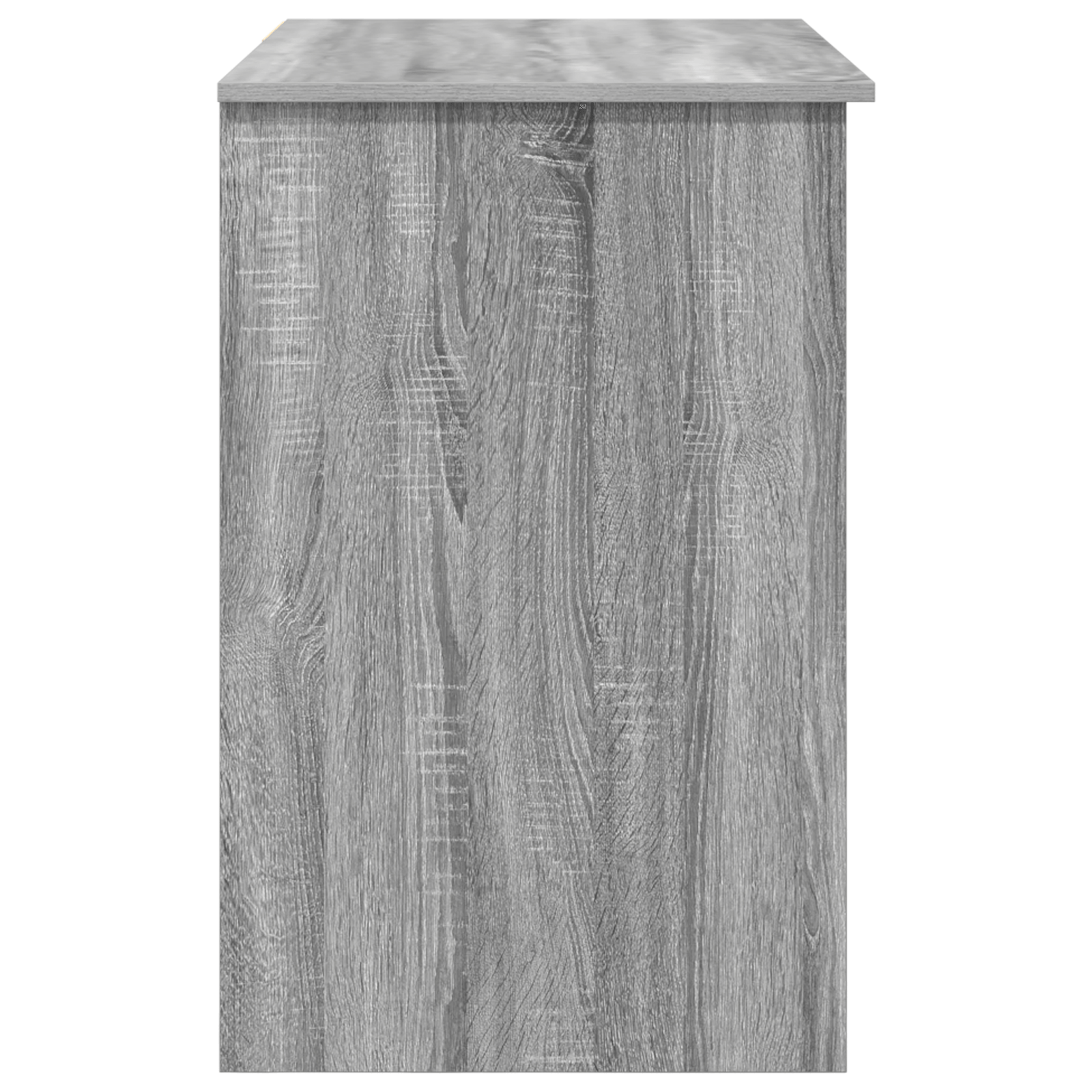 Birou cu stocare Gri Sonoma 90x49.5x75 cm Lemn prelucrat — imaginea 6