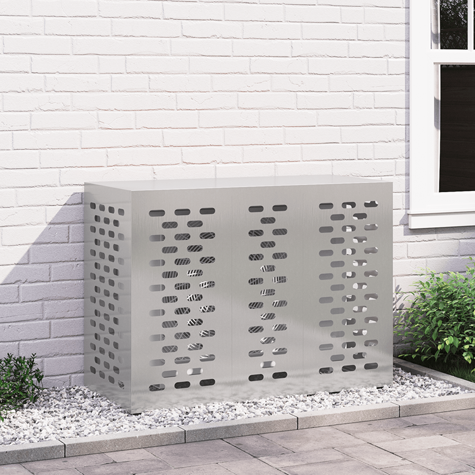 Husa aer conditionat, 110x50x80 cm, otel inoxidabil