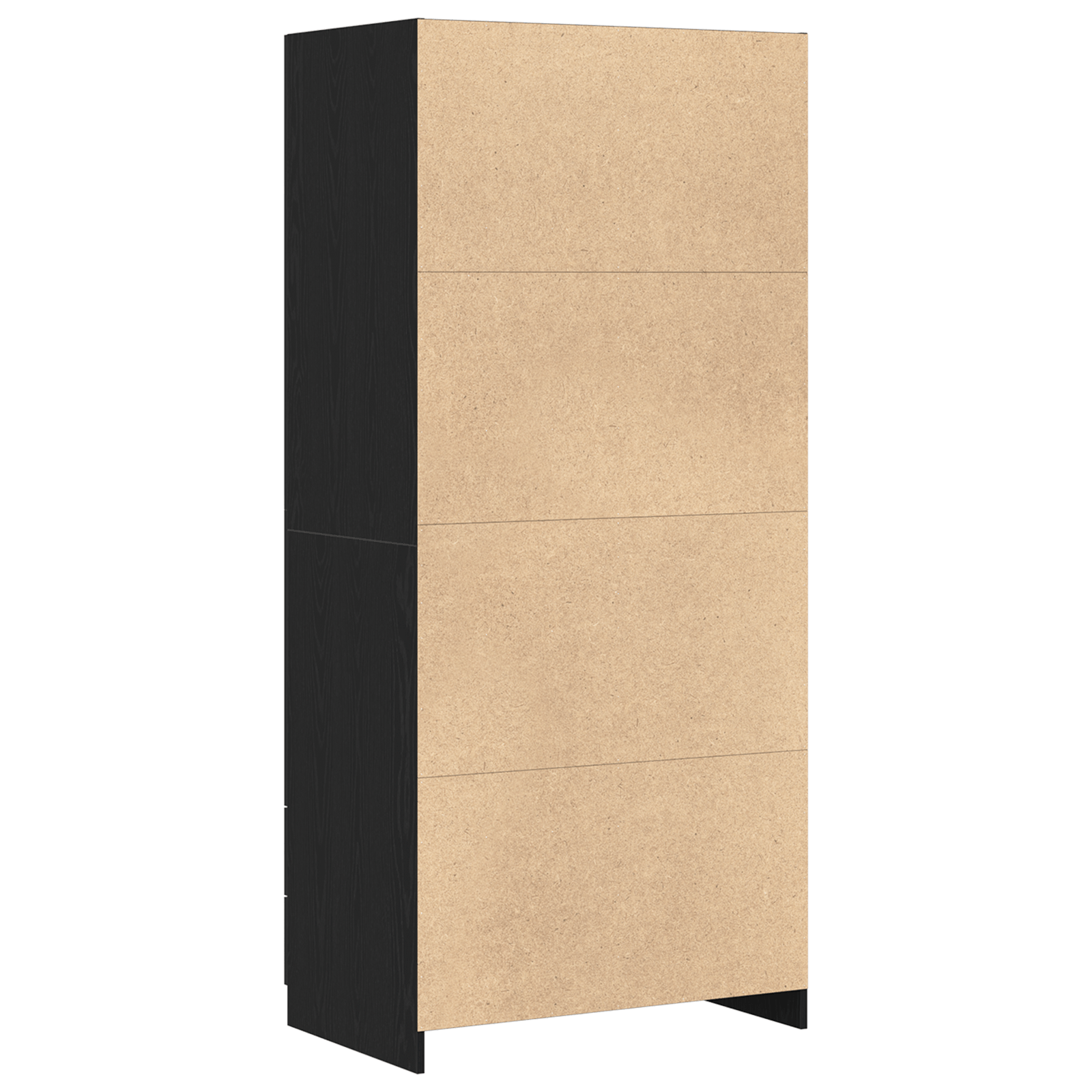 Dulap Negru din Stejar 80x52x180 cm din Lemn Compozit — imaginea 6