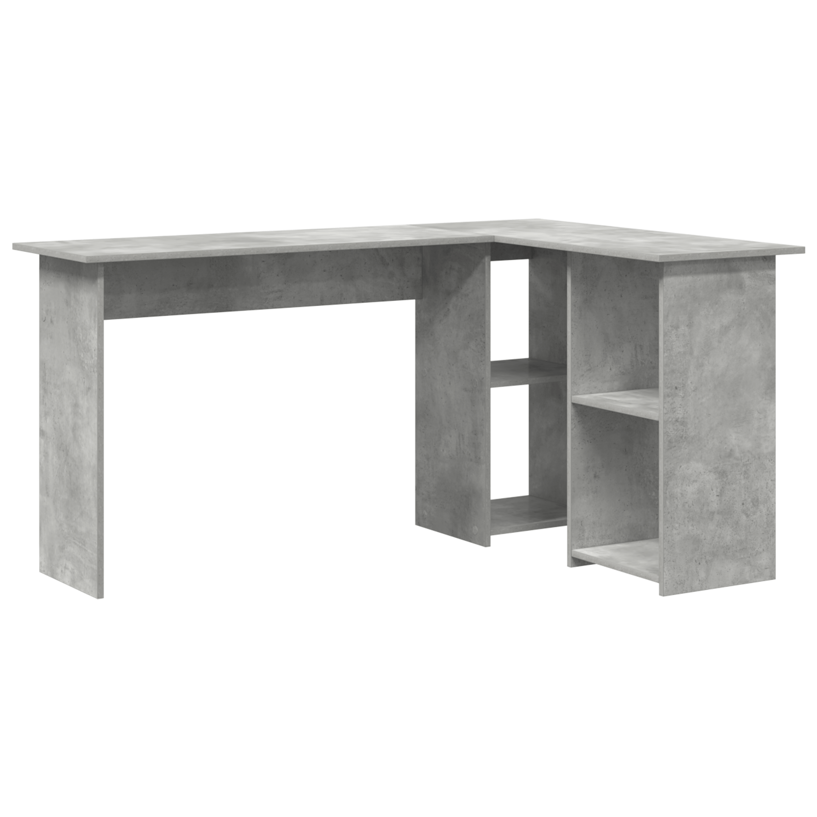 Birou de calculator gri beton gri beton placi aglomerate — imaginea 2
