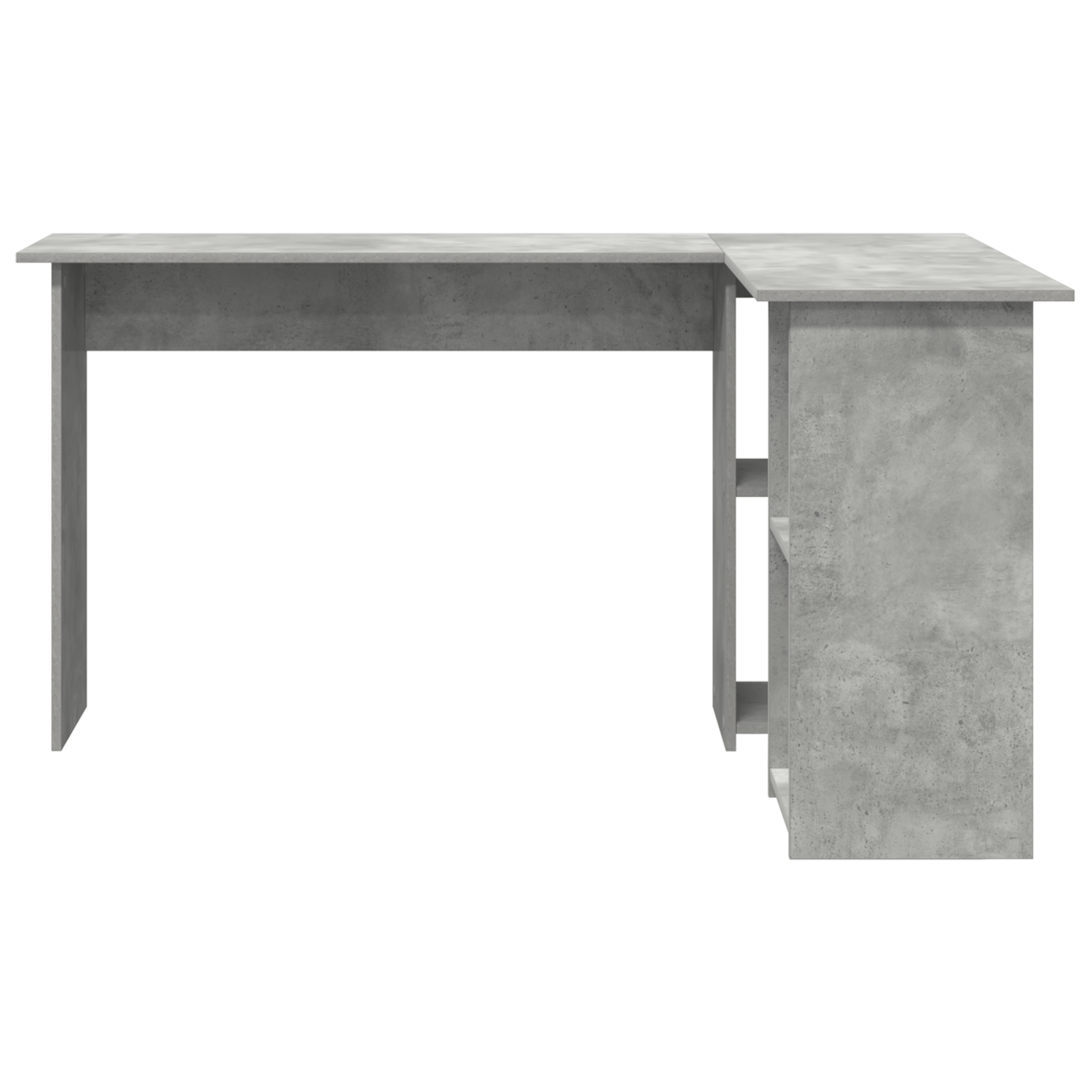 Birou de calculator gri beton gri beton placi aglomerate — imaginea 4