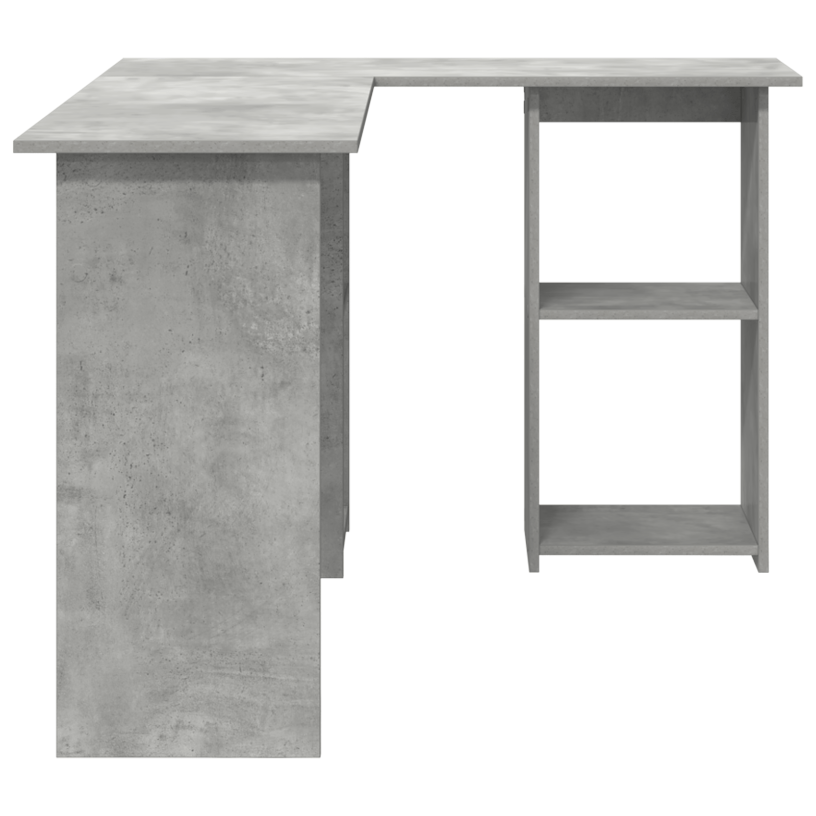 Birou de calculator gri beton gri beton placi aglomerate — imaginea 5