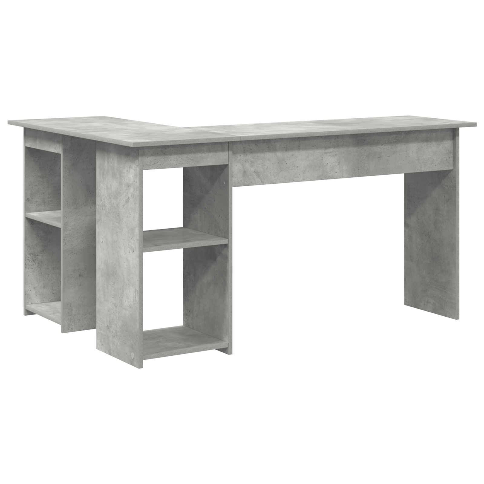 Birou de calculator gri beton gri beton placi aglomerate — imaginea 6