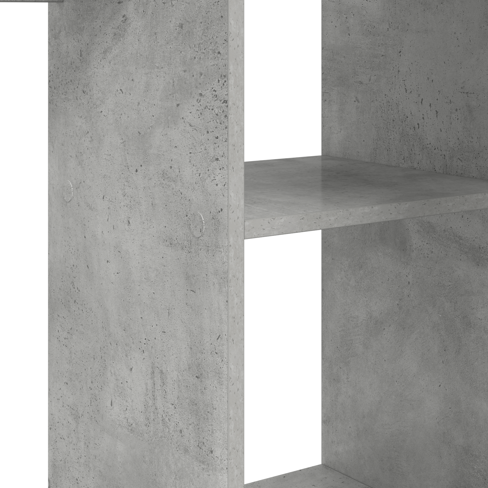 Birou de calculator gri beton gri beton placi aglomerate — imaginea 7