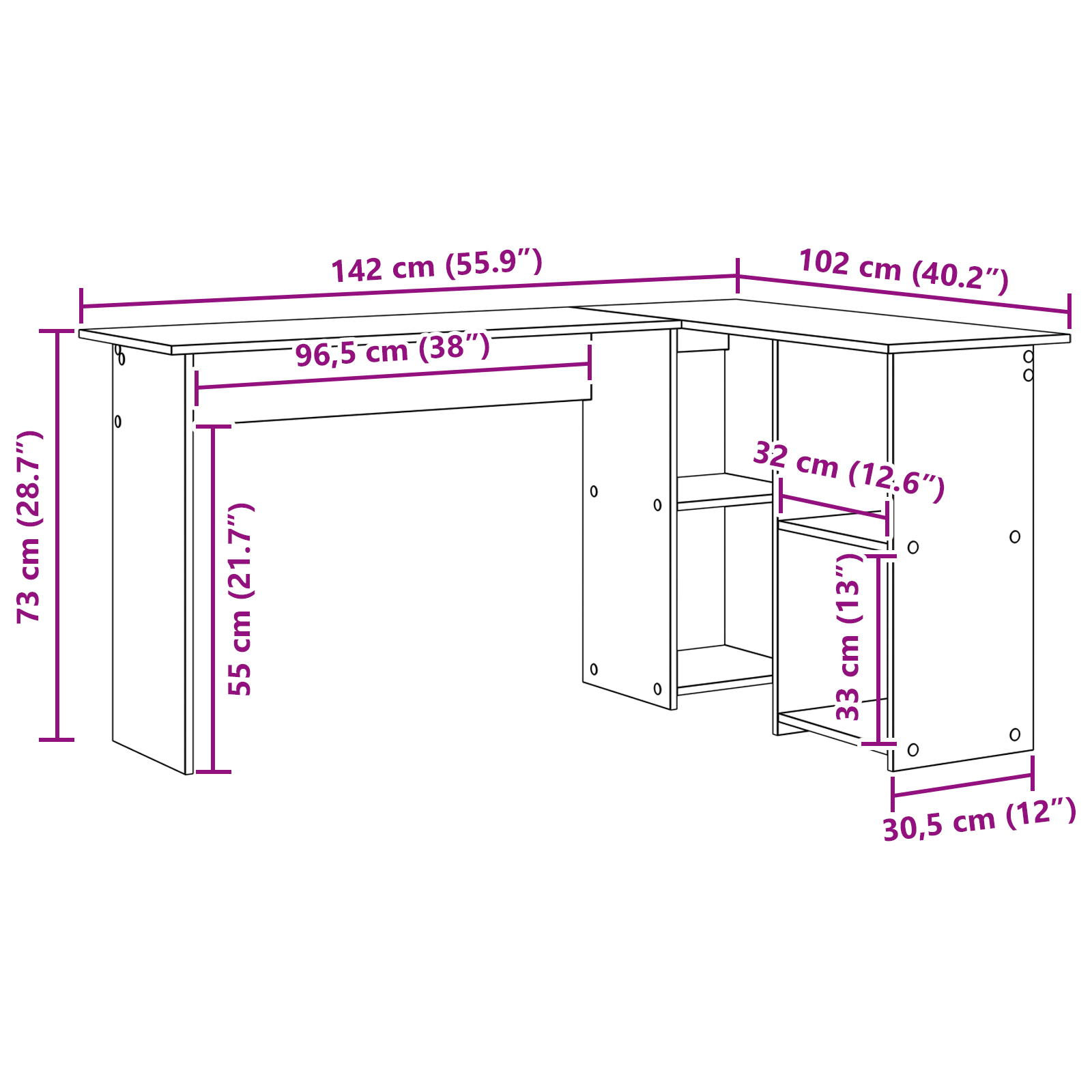Birou de calculator gri beton gri beton placi aglomerate — imaginea 9
