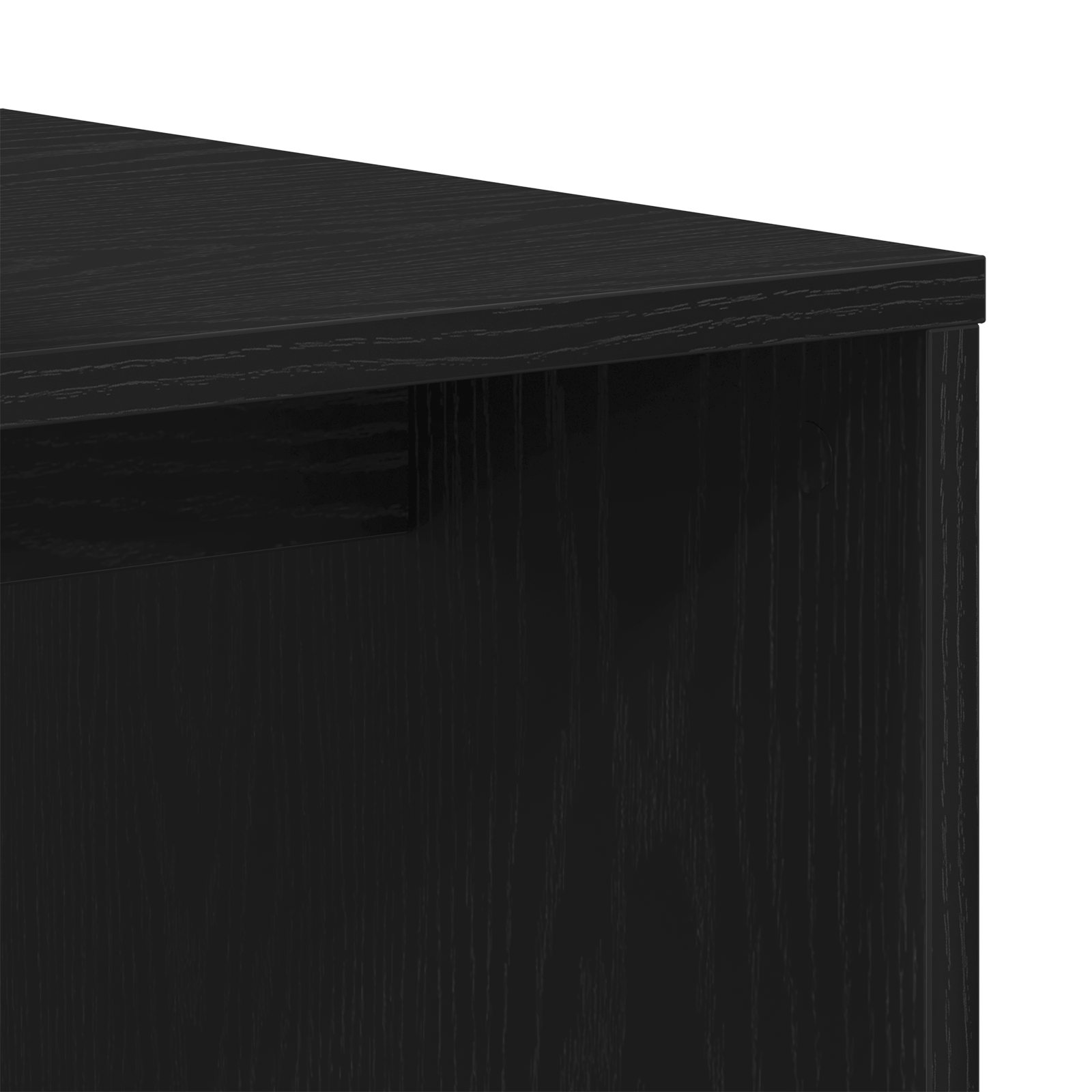 Set de mese nesting , negru stejar, 100x48x40 cm, lemn ingenios — imaginea 8