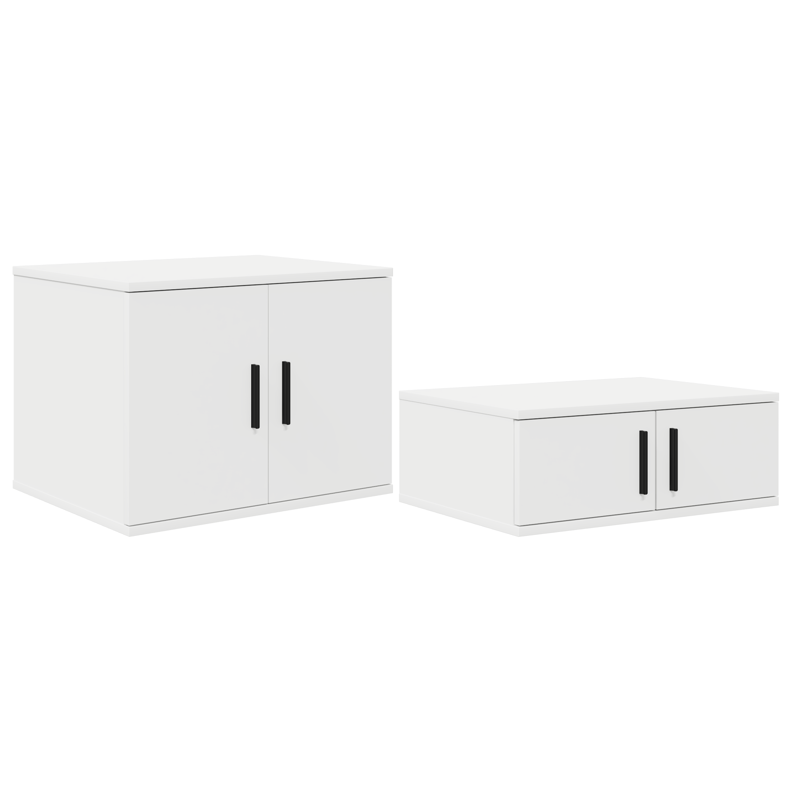 Cabinet de depozitare Alb 103x41x40 cm din lemn masiv — imaginea 2