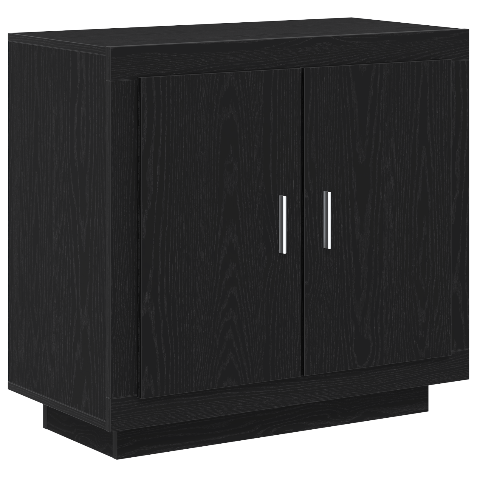Dulap, stejar negru, 80x40x75 cm, lemn prelucrat — imaginea 2
