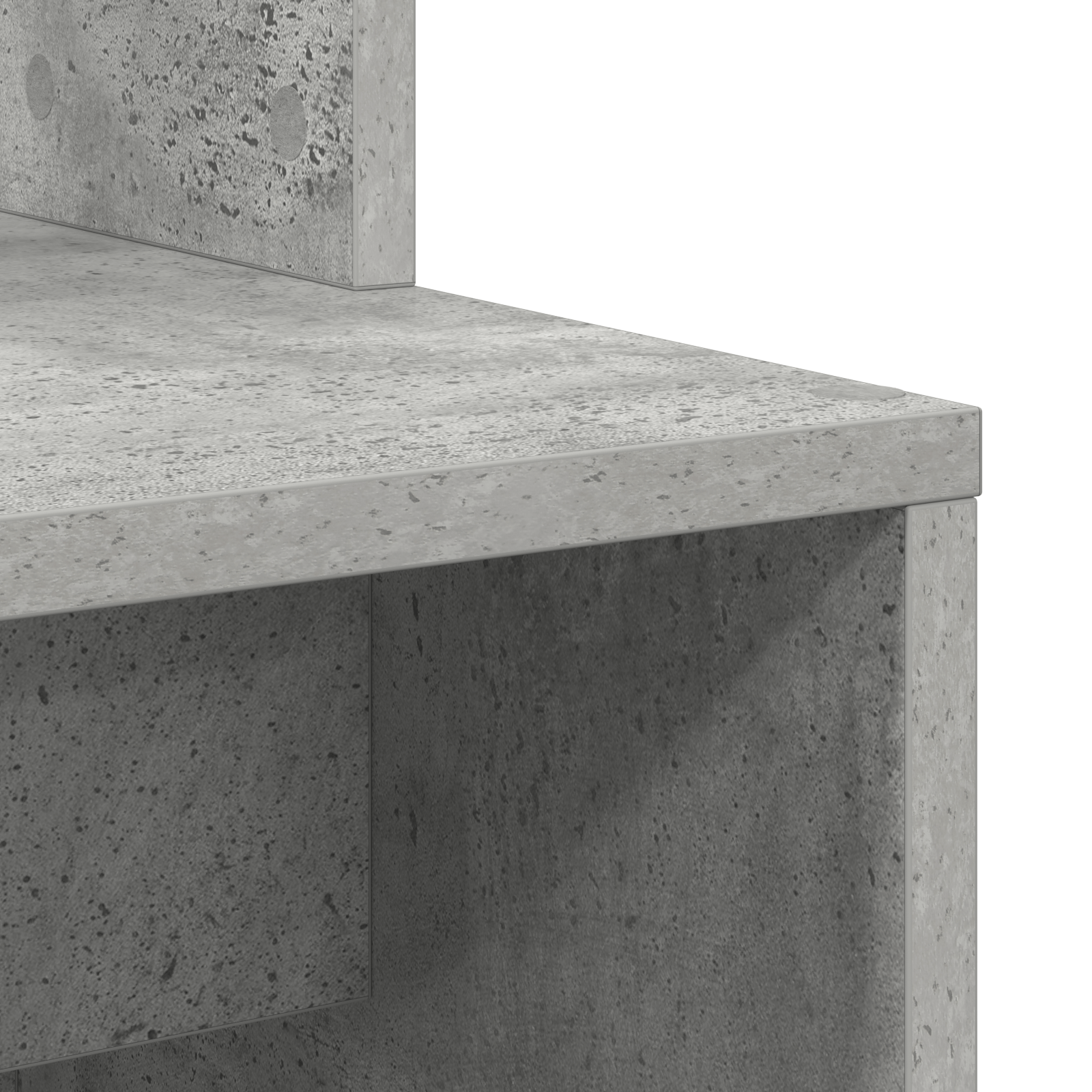 Birou Gri din Beton Gri din Beton Lemn Prelucrat Medie — imaginea 7