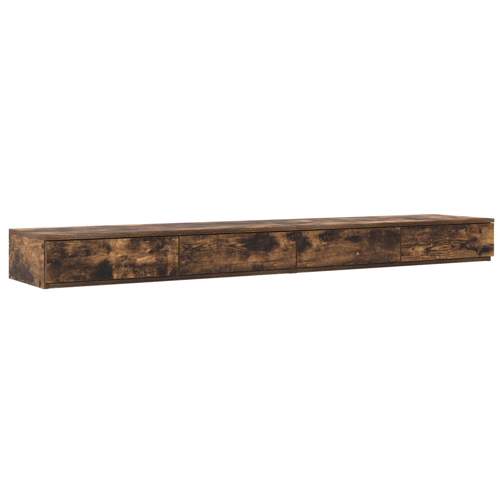 Dulapuri de pat din stejar afumat - 180x36.5x16.5 cm - Fabricat din lemn prelucrat — imaginea 2