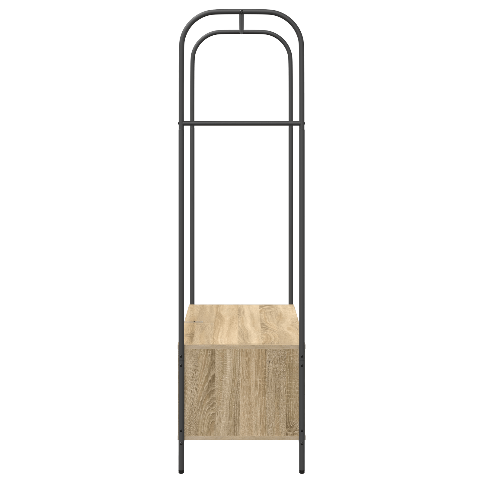 Suport pentru haine cu rafturi Stejar sonoma 100x44x160 cm — imaginea 6