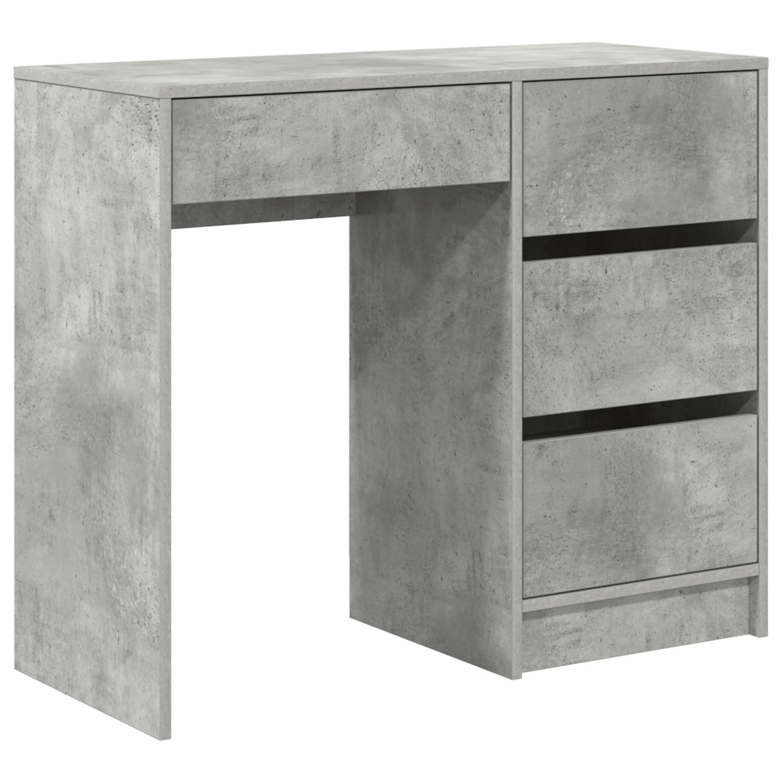 Birou Gri Beton Standard Depozitare Birou de scris Rectangular — imaginea 2