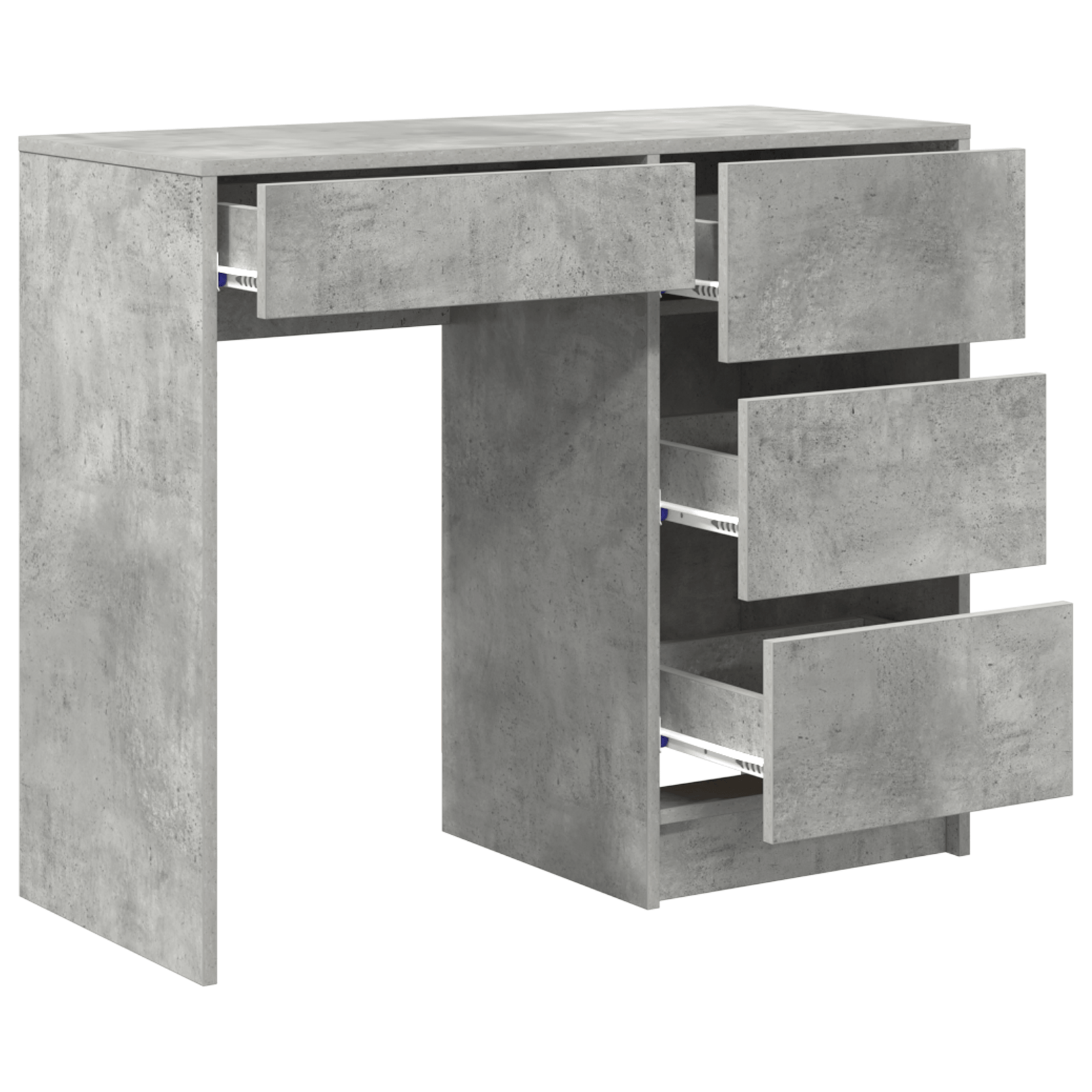 Birou Gri Beton Standard Depozitare Birou de scris Rectangular — imaginea 4