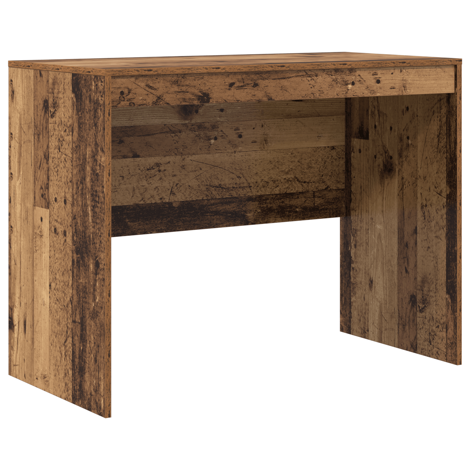 Birou de scris rustic Lemn vechi Lemn masiv 100 x 50 x 76 cm — imaginea 2