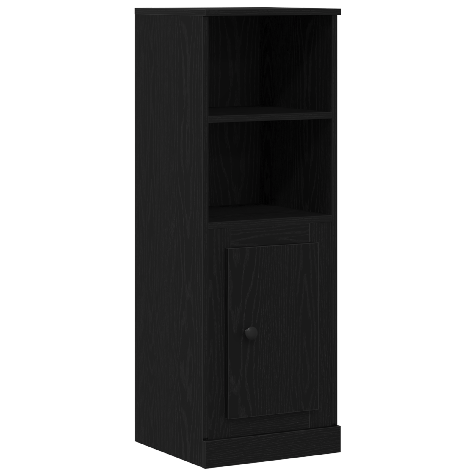 Dulap inalt, stejar negru, 36x35,5x103,5 cm, lemn prelucrat — imaginea 2