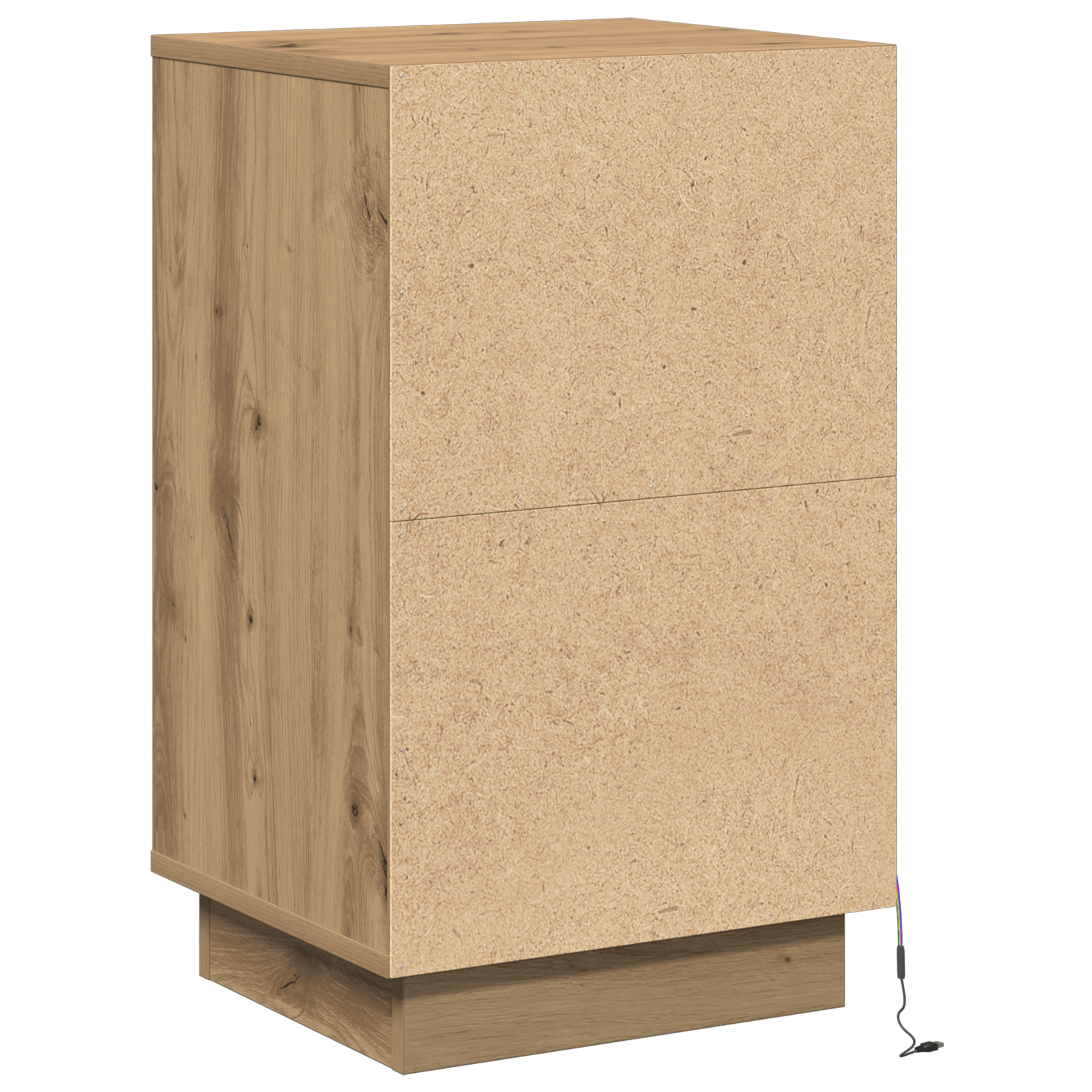 Noptiera cu LED Artisan Oak 39x34.5x65 cm Lemn prelucrat — imaginea 8