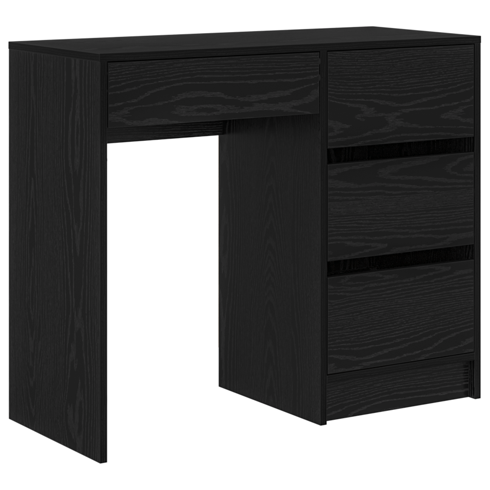 Birou de Scris Negru din Stejar Stejar negru — imaginea 2
