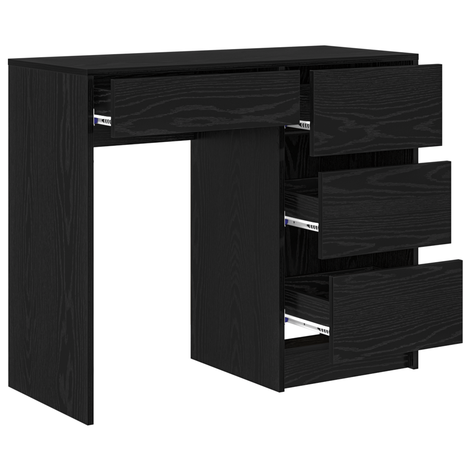 Birou de Scris Negru din Stejar Stejar negru — imaginea 4