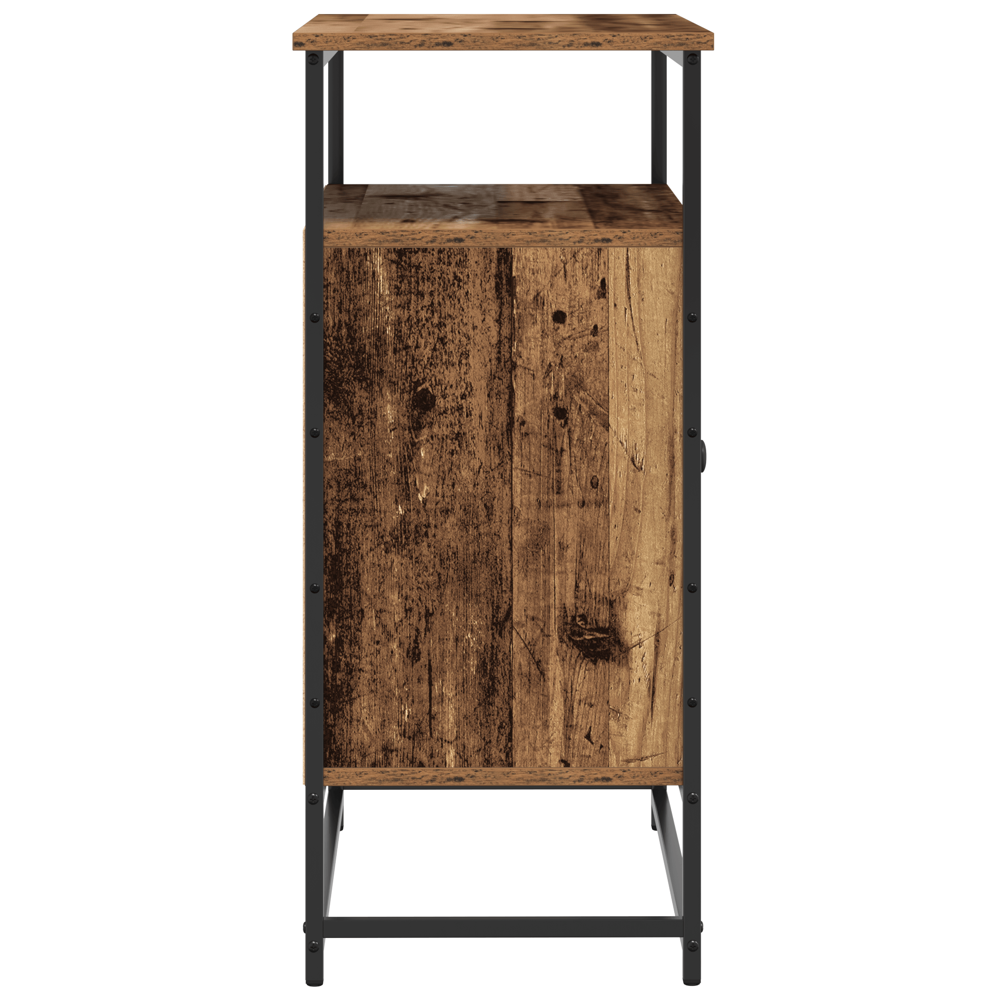 Dulap, lemn vechi, 69x35x80 cm, lemn prelucrat si otel — imaginea 7