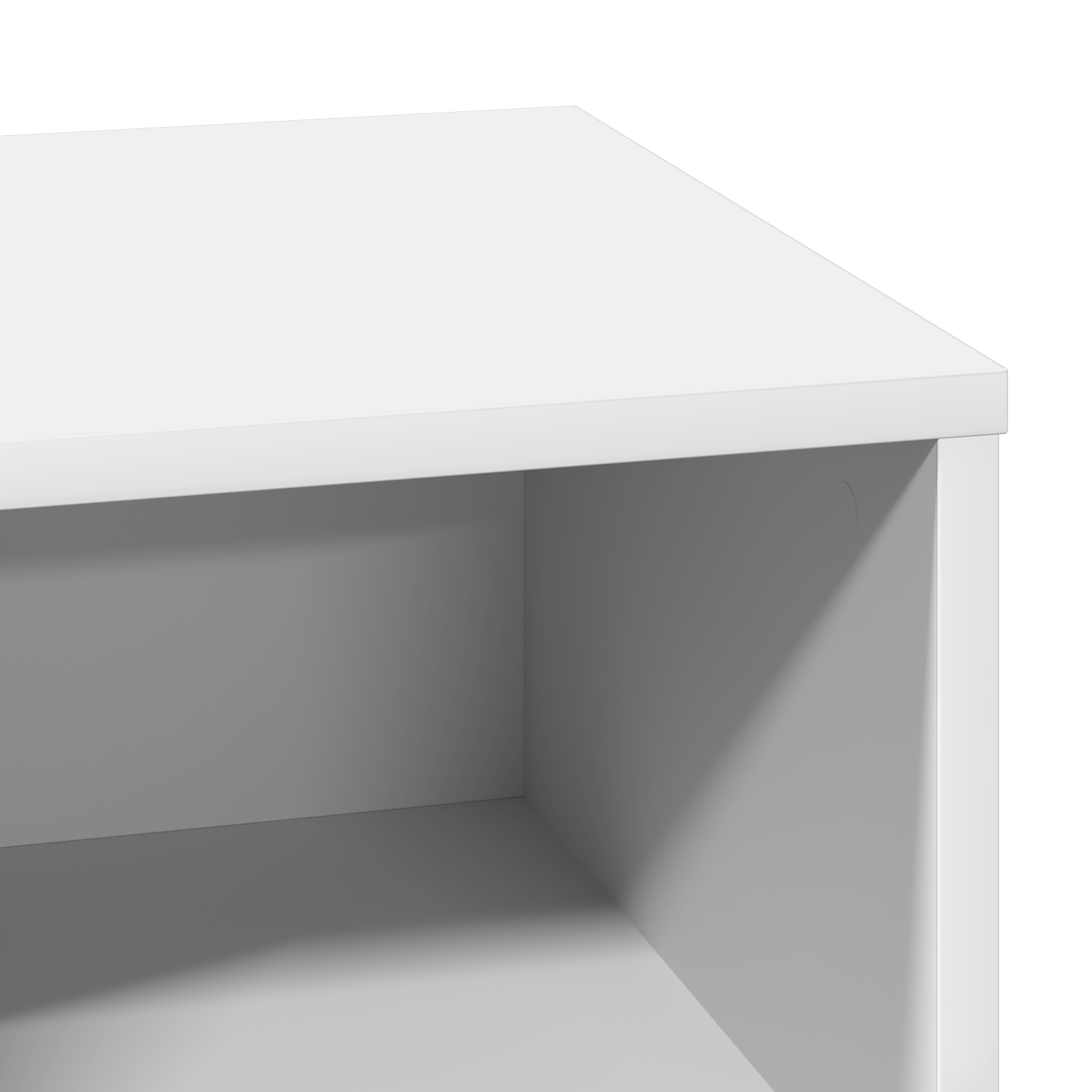 Noptiera cu LED Alb 50x34,5x50 cm — imaginea 7