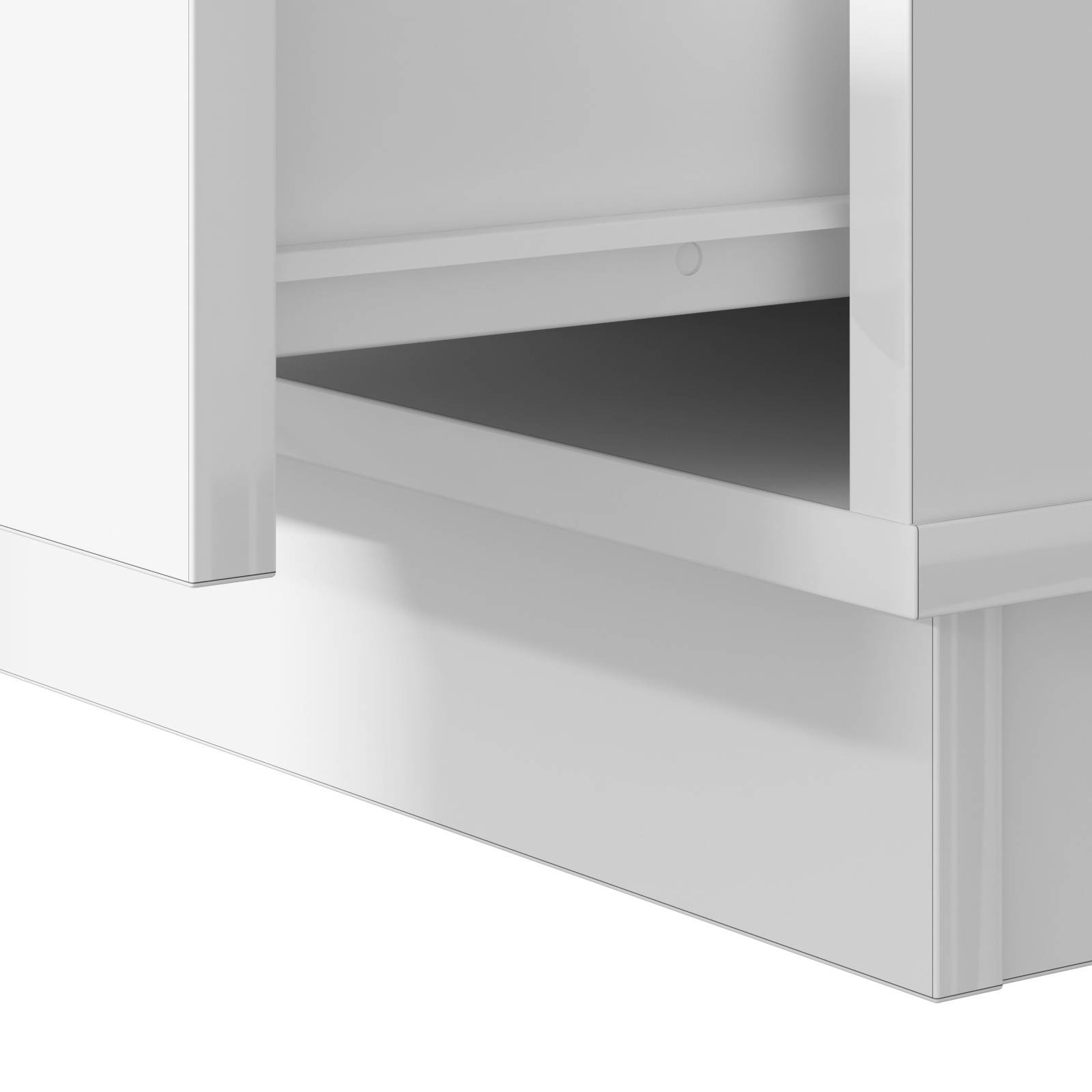 Noptiera cu LED Alb 50x34,5x50 cm — imaginea 9