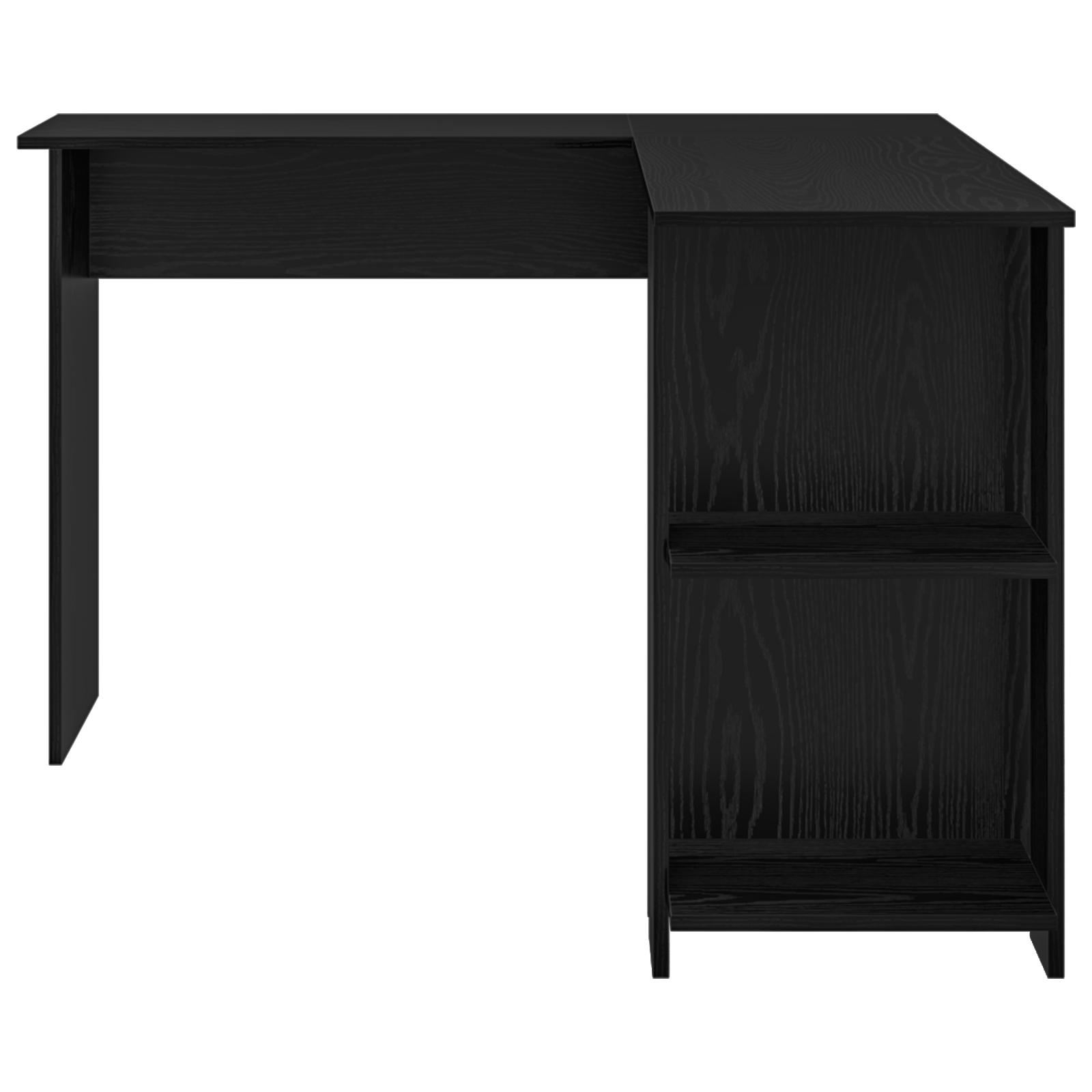 Birou de Colt din Stejar Negru Stejar Negru MDF Mediu — imaginea 4