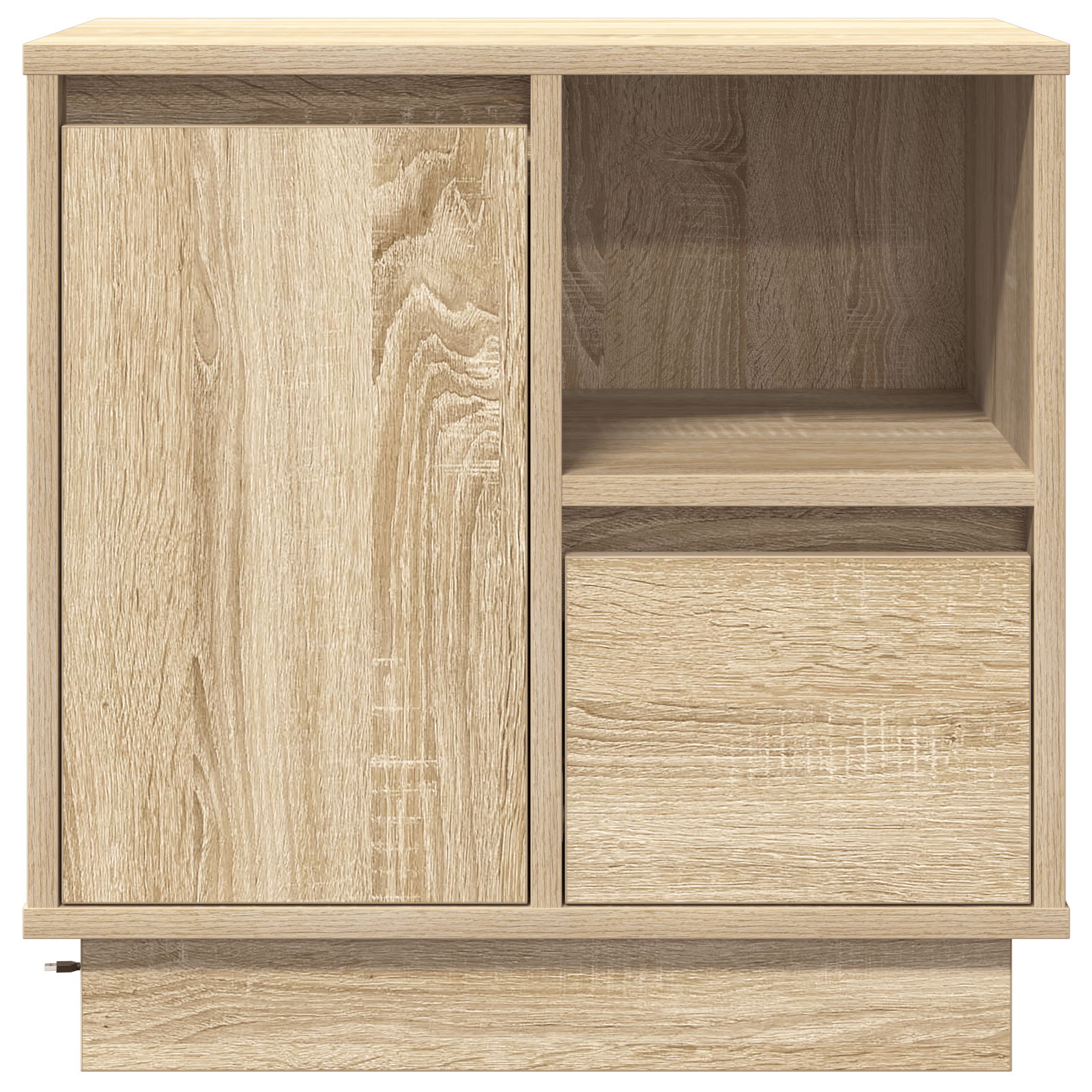 Noptiera cu LED Stejar Sonoma 50x34,5x50 cm — imaginea 6