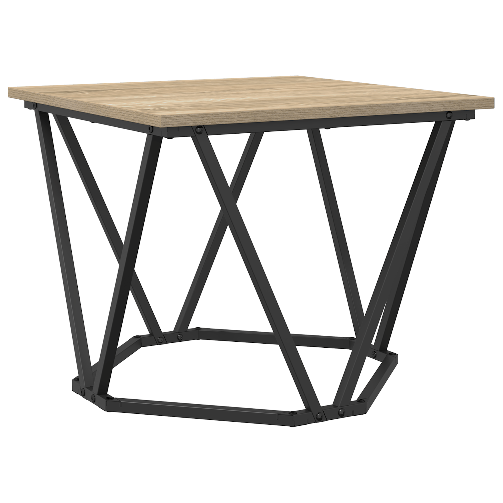 Set de mese laterale 3 piese din lemn ingineresc Sonoma Oak — imaginea 5