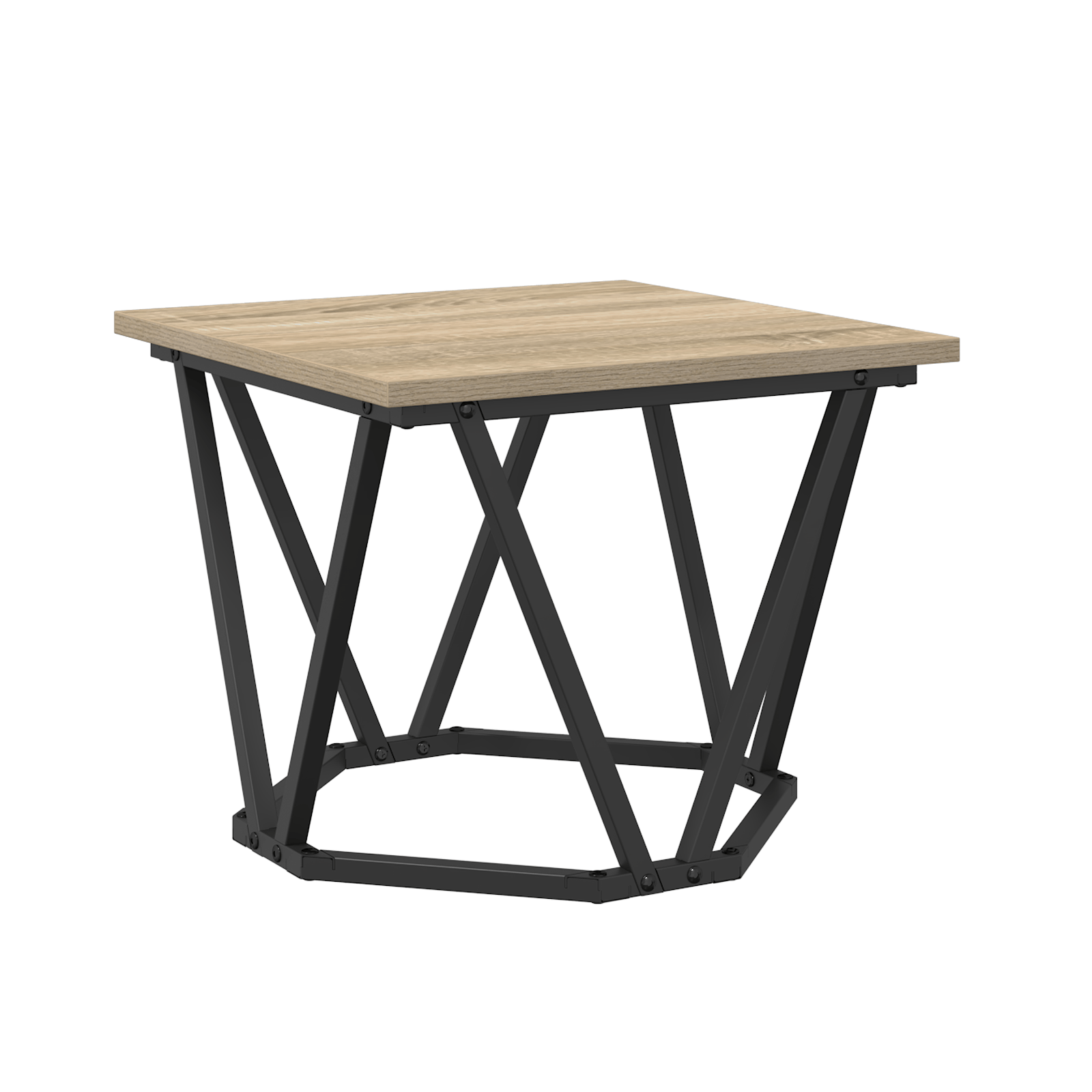 Set de mese laterale 3 piese din lemn ingineresc Sonoma Oak — imaginea 7