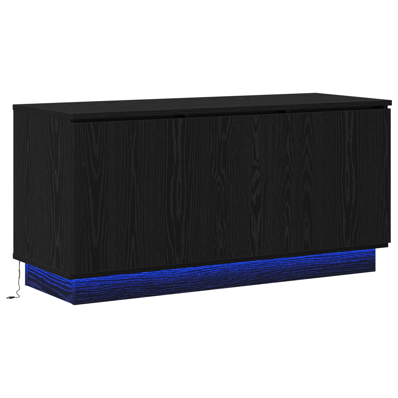 Cabinet TV Black 100x38x49 cm Lemn prelucrat — imaginea 2