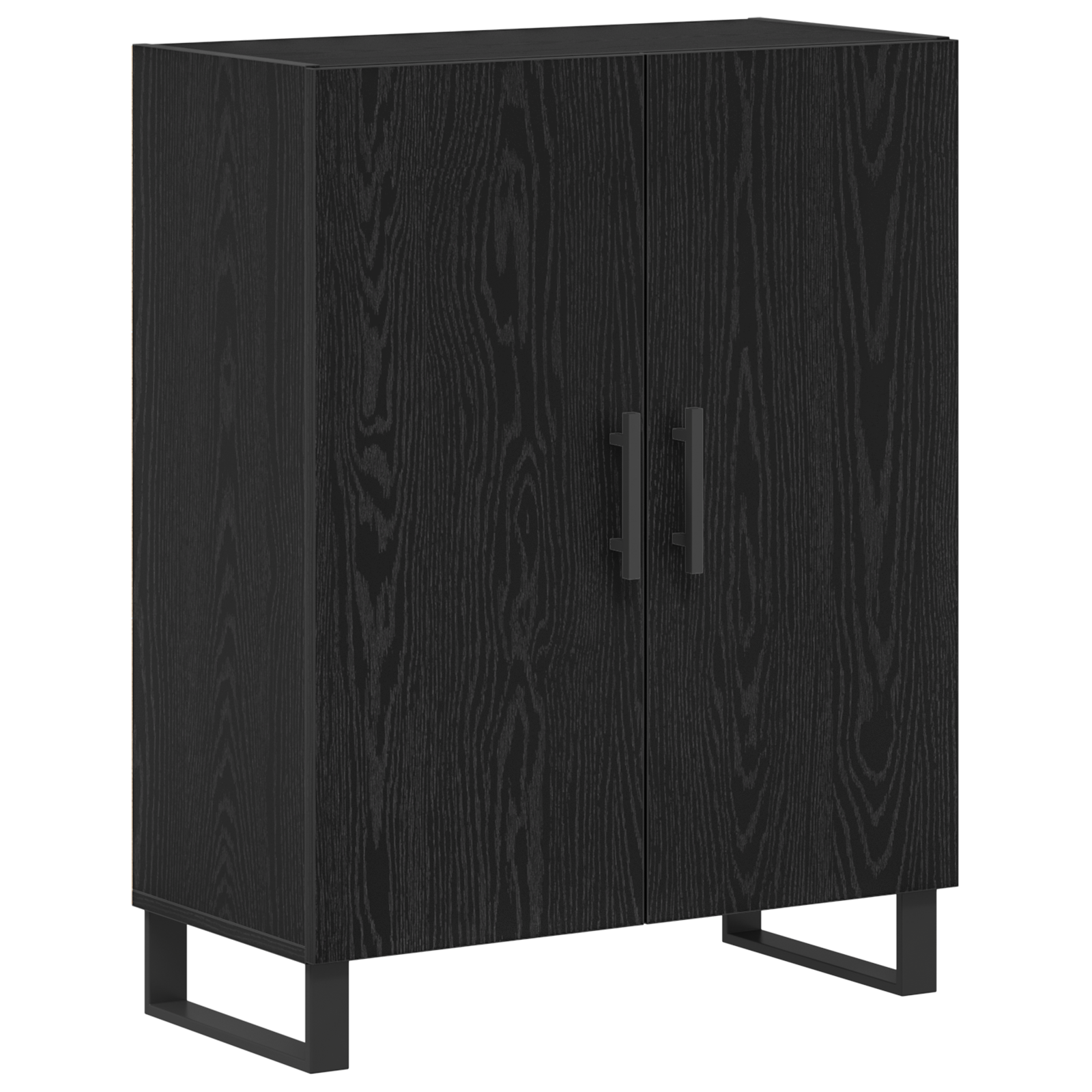 Dulap, stejar negru, 69,5x34x90 cm, lemn prelucrat — imaginea 2