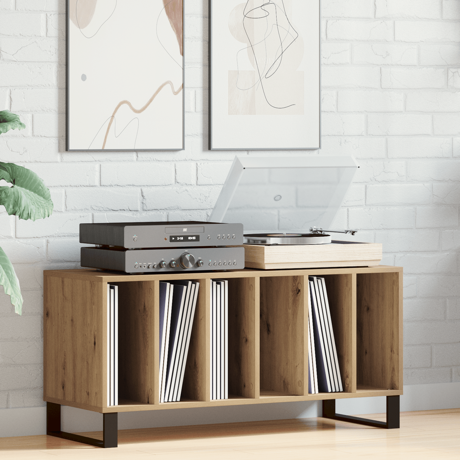 Dulap pentru vinuri Stejar Artisan 100x38x48 cm Lemn prelucrat
