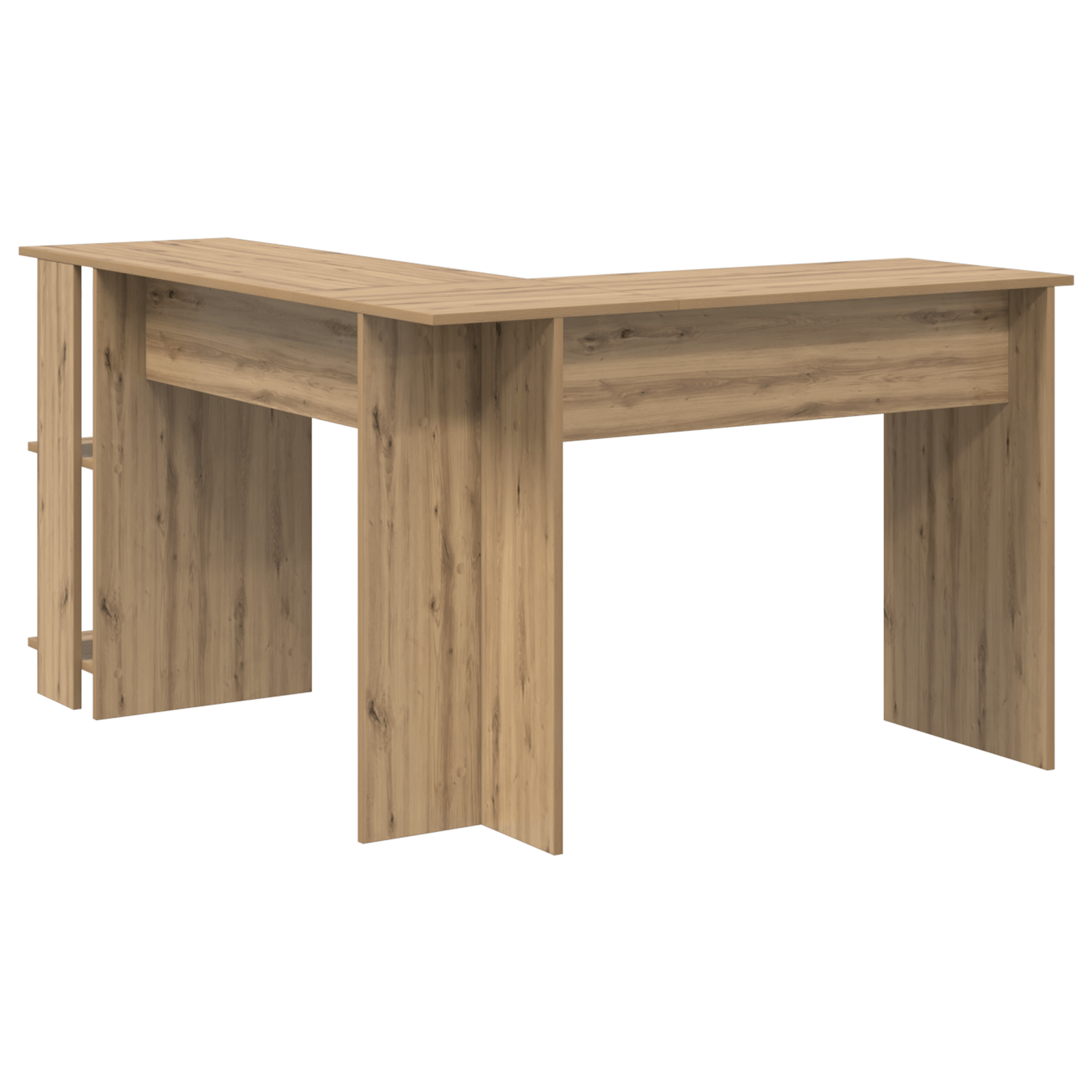 Birou coltar din stejar artisan Stejar artisan Placi aglomerate — imaginea 6