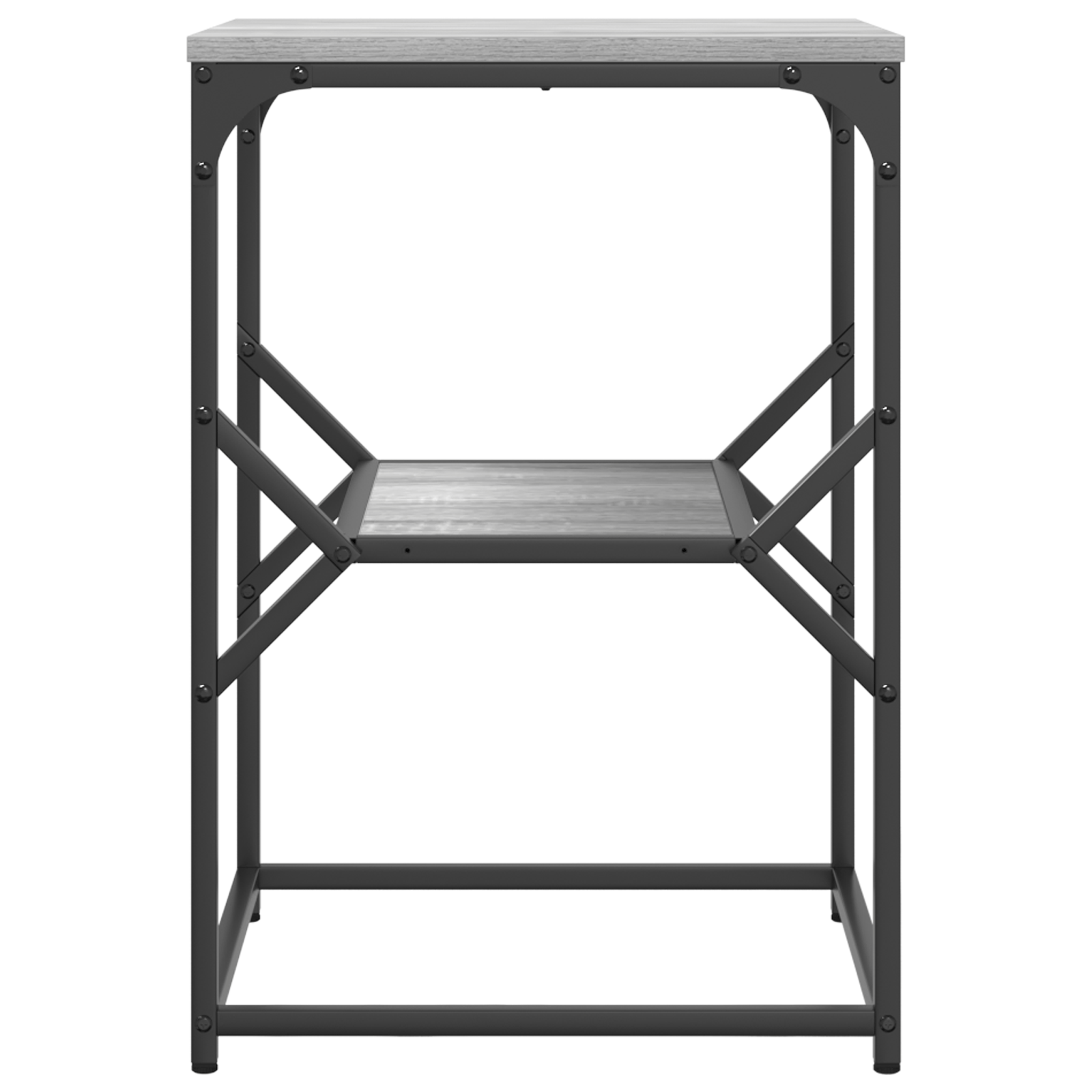 Masa laterale Gri Sonoma 41x40x60 cm Lemn prelucrat — imaginea 6