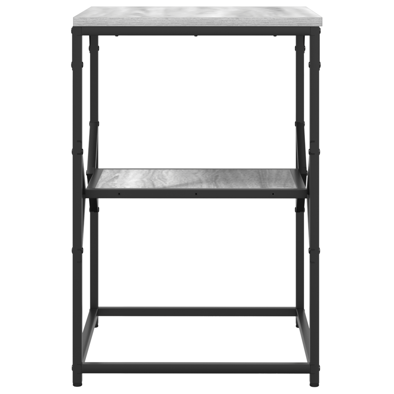 Masa laterale Gri Sonoma 41x40x60 cm Lemn prelucrat — imaginea 7