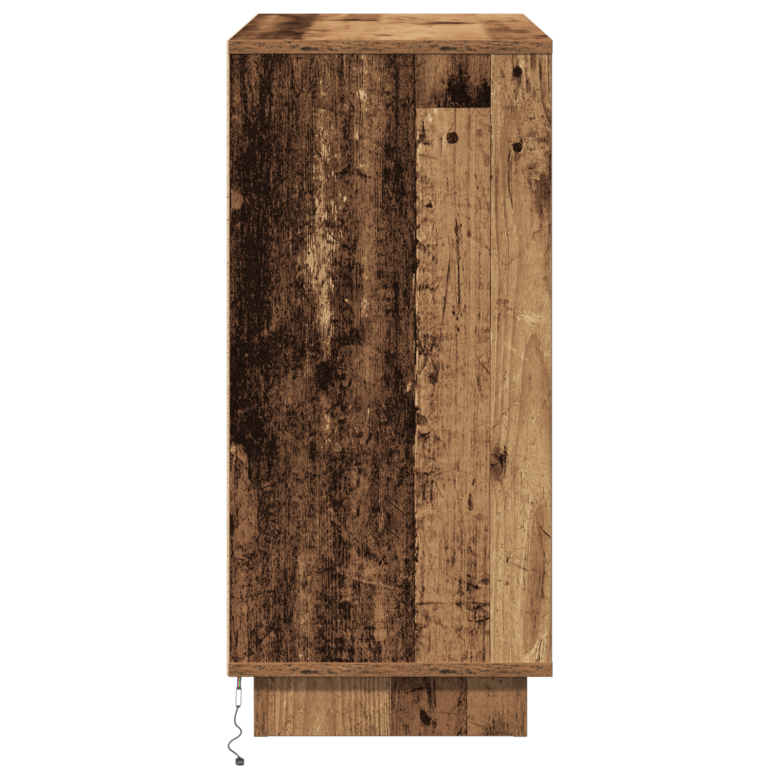 Dulap cu LED Lemn Vechi 71x34,5x75 cm Lemn Ingineresc — imaginea 8