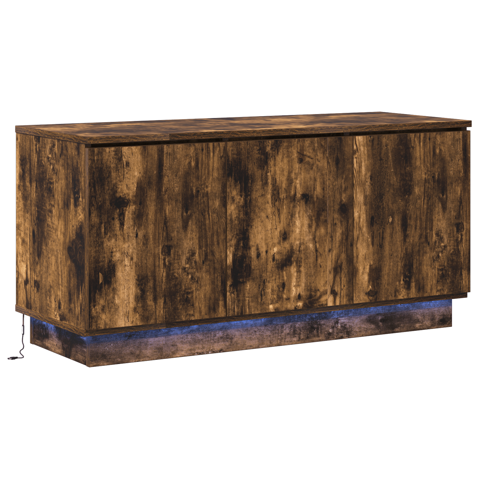 Birou TV Fumuriu 100x38x49 cm Lemn prelucrat — imaginea 2